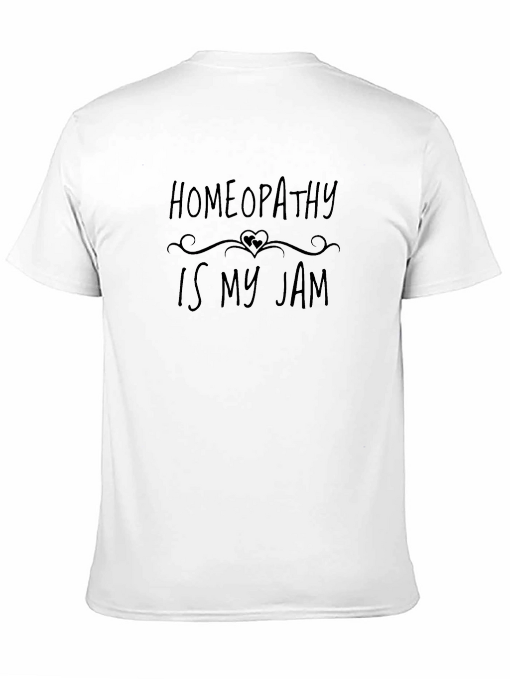 Homeopathy is My Jam Black T-Shirt