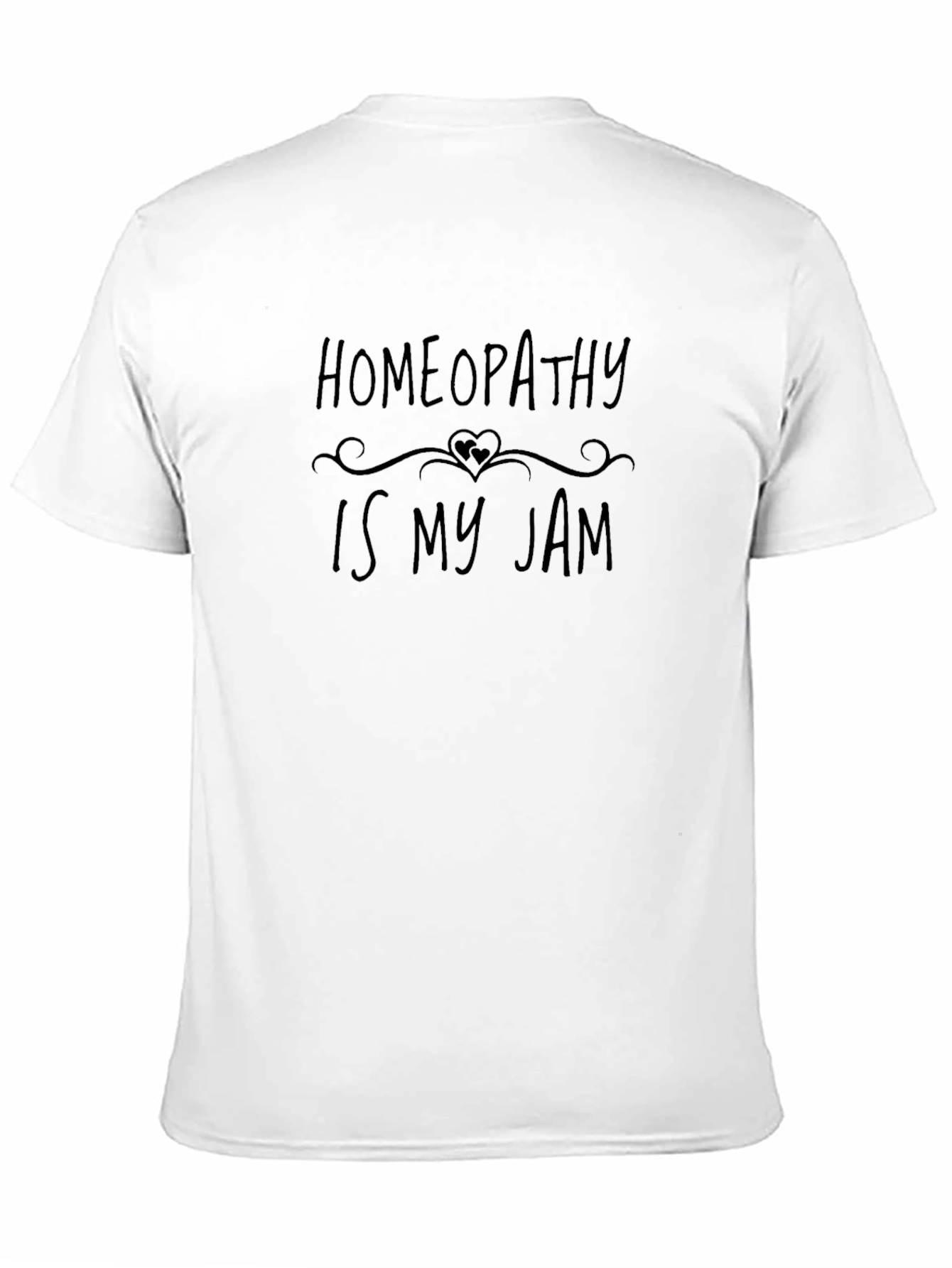 Homeopathy is My Jam Black T-Shirt