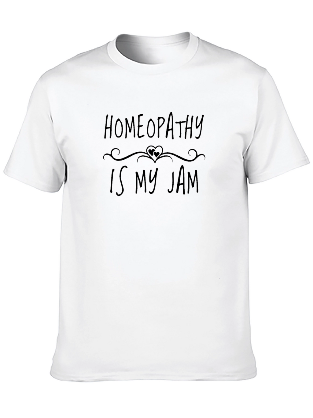 Homeopathy is My Jam Black T-Shirt