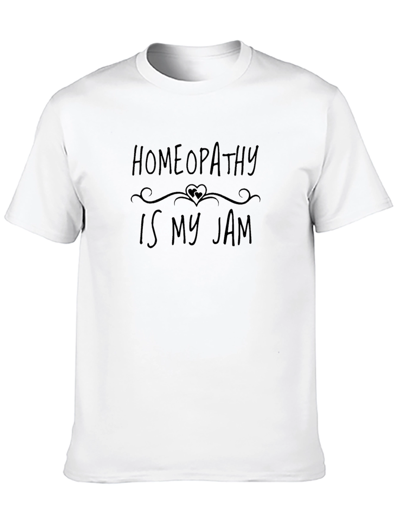 Homeopathy is My Jam Black T-Shirt