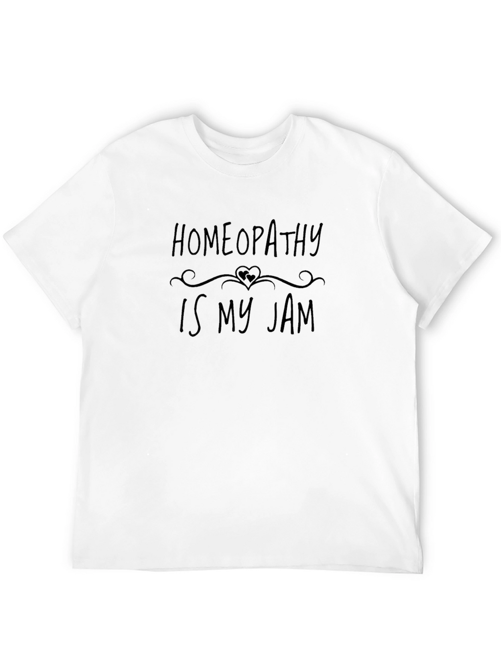 Homeopathy is My Jam Black T-Shirt
