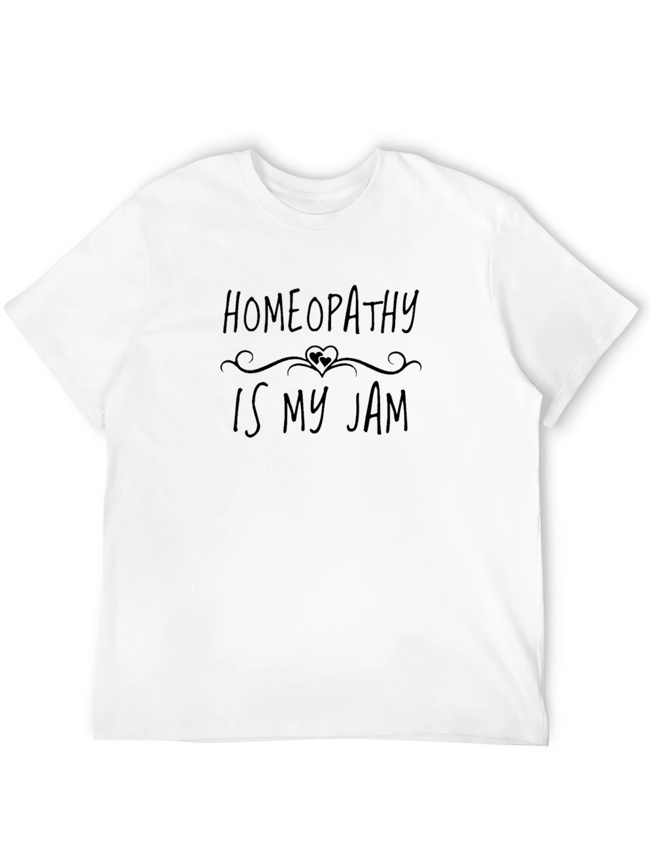 Homeopathy is My Jam Black T-Shirt