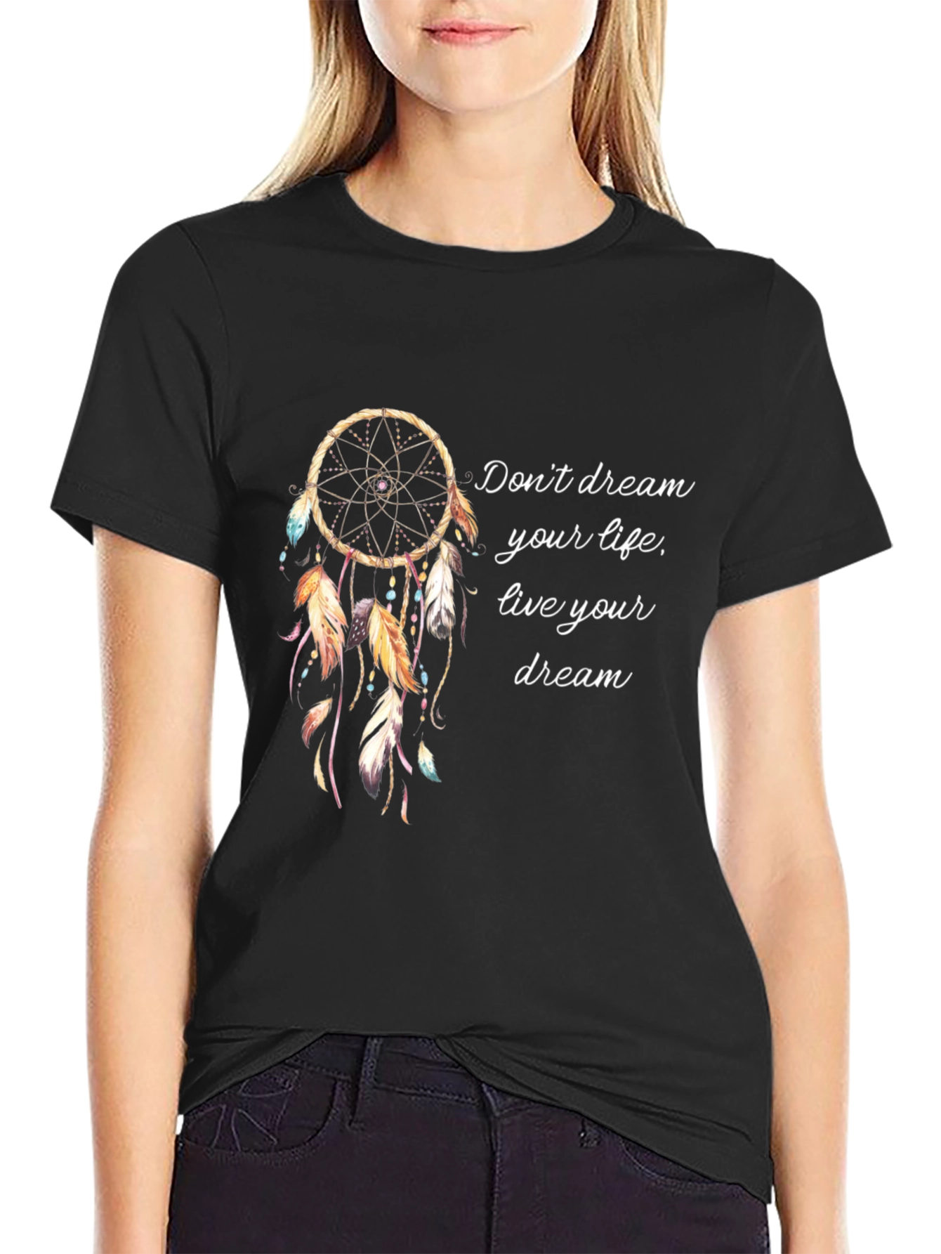Dreamcatcher Graphic Tee - Live Your Dream