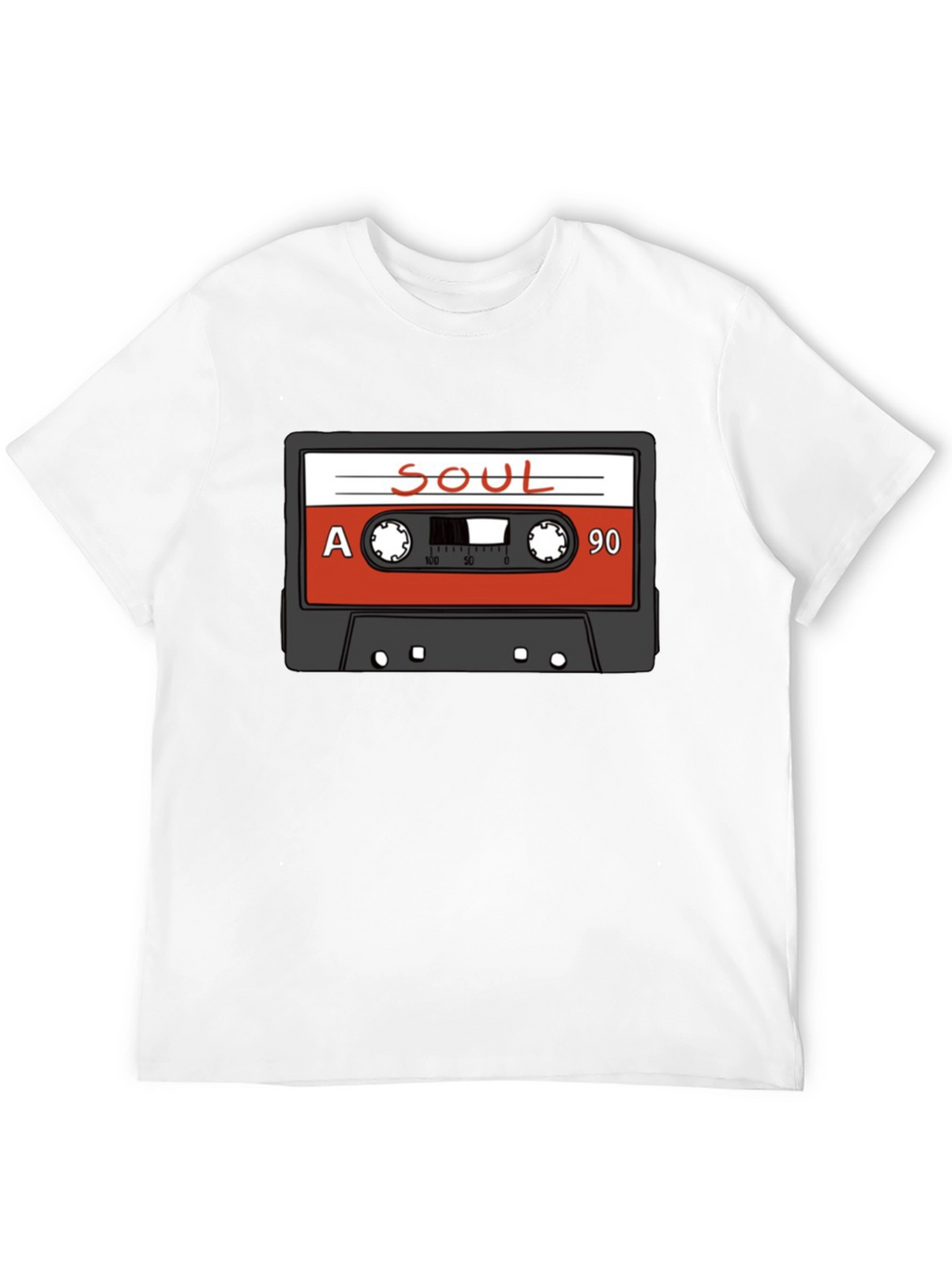 Soul Cassette Tape Graphic T-Shirt - Retro Music Tee