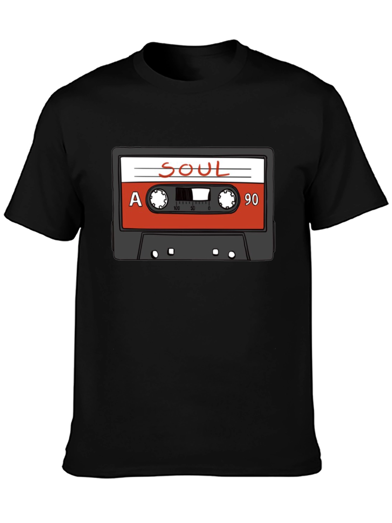 Soul Cassette Tape Graphic T-Shirt - Retro Music Tee