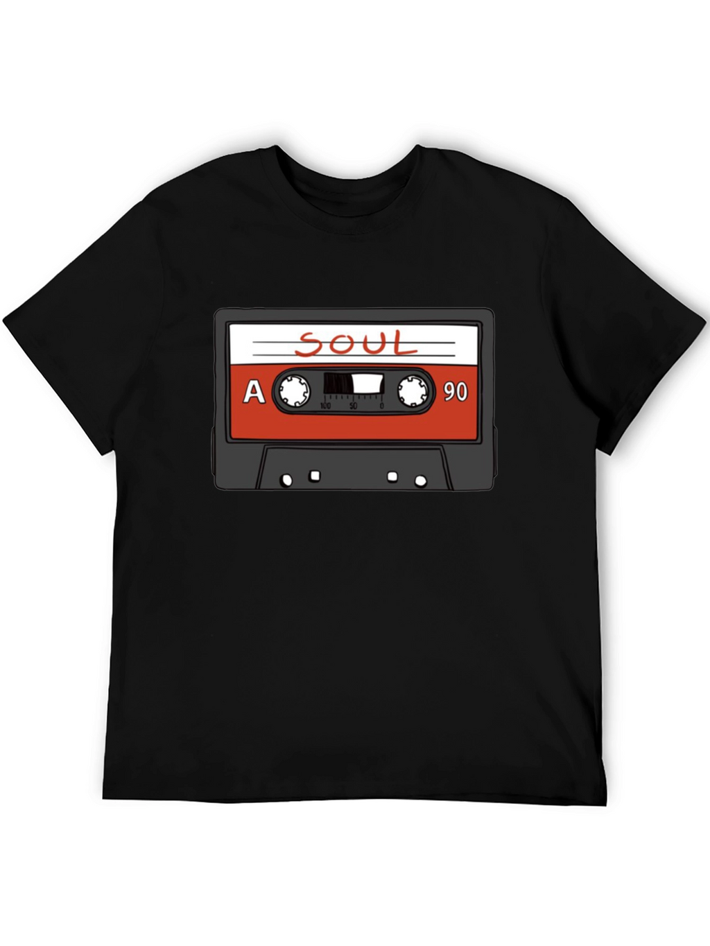 Soul Cassette Tape Graphic T-Shirt - Retro Music Tee