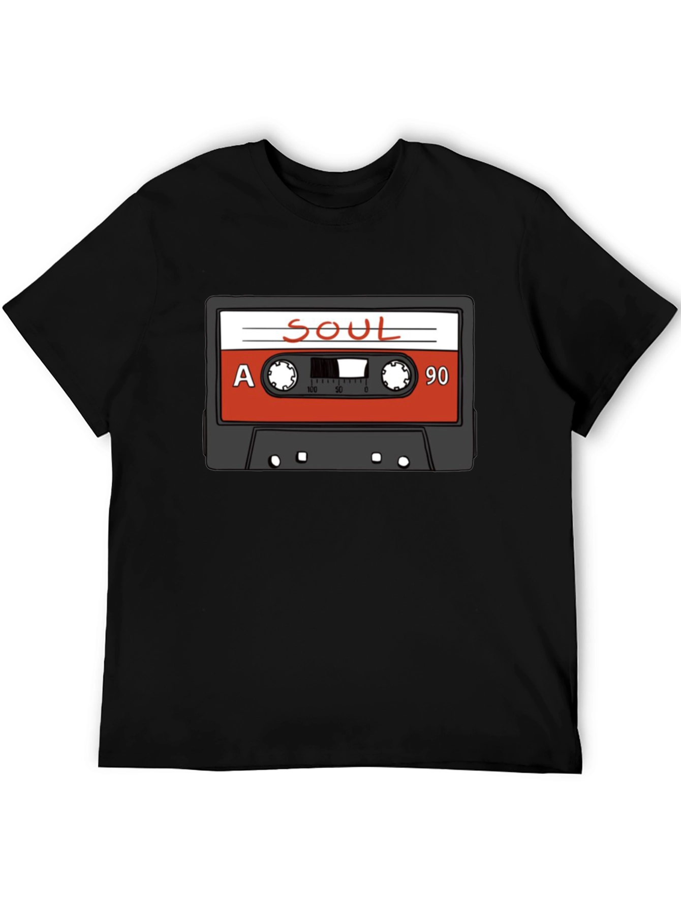 Soul Cassette Tape Graphic T-Shirt - Retro Music Tee