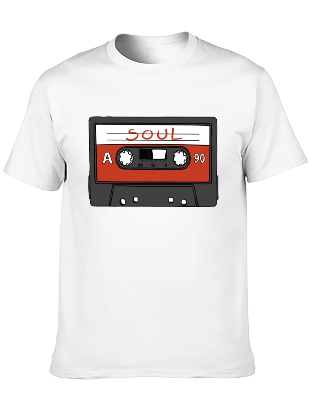 Soul Cassette Tape Graphic T-Shirt - Retro Music Tee