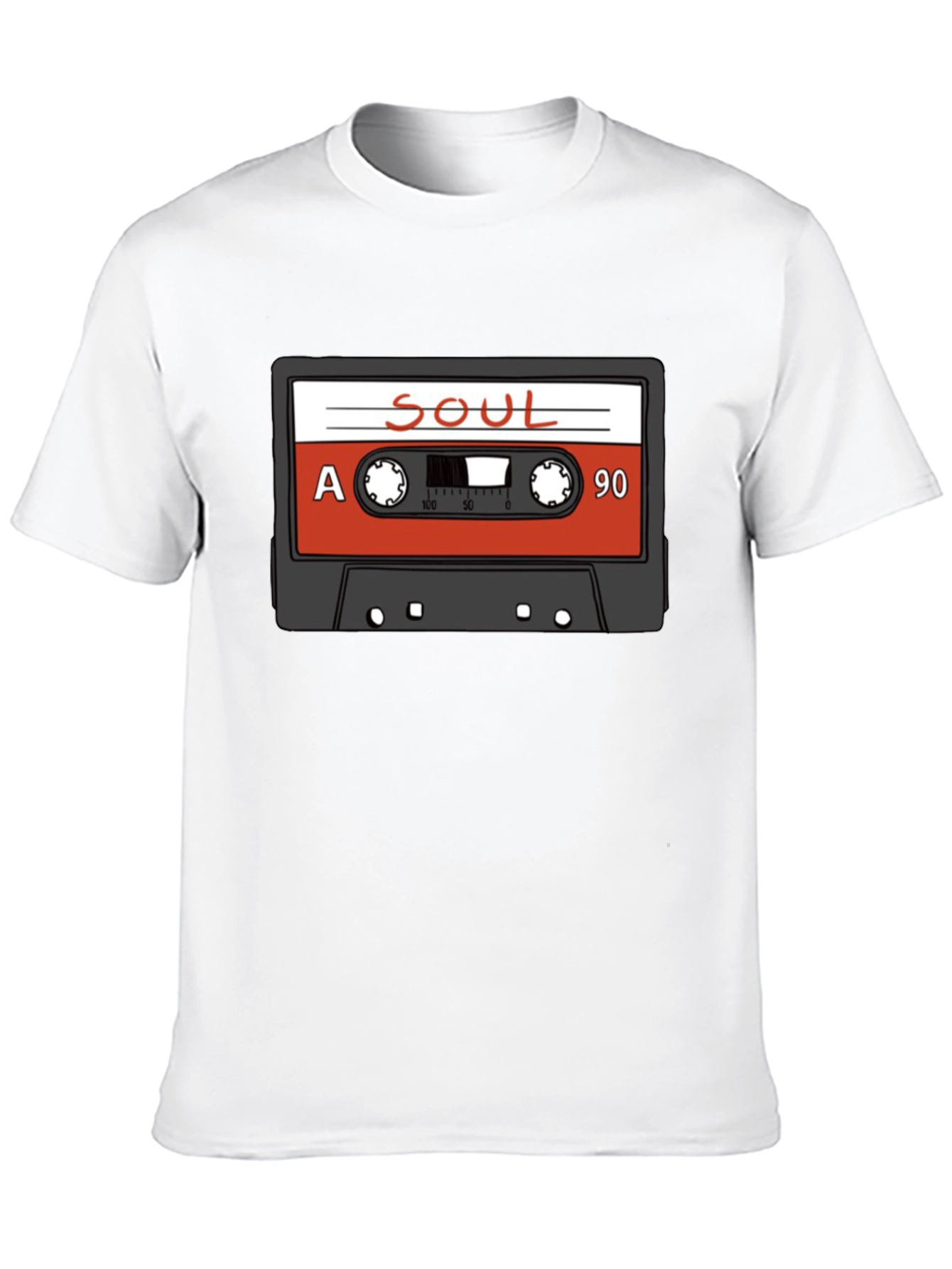 Soul Cassette Tape Graphic T-Shirt - Retro Music Tee