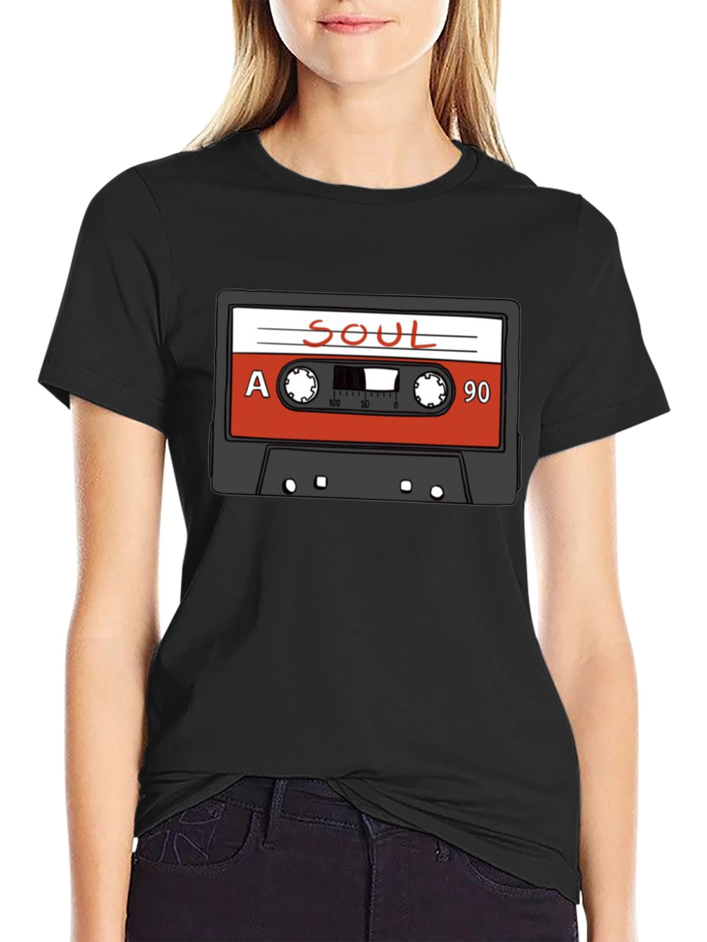 Soul Cassette Tape Graphic T-Shirt - Retro Music Tee