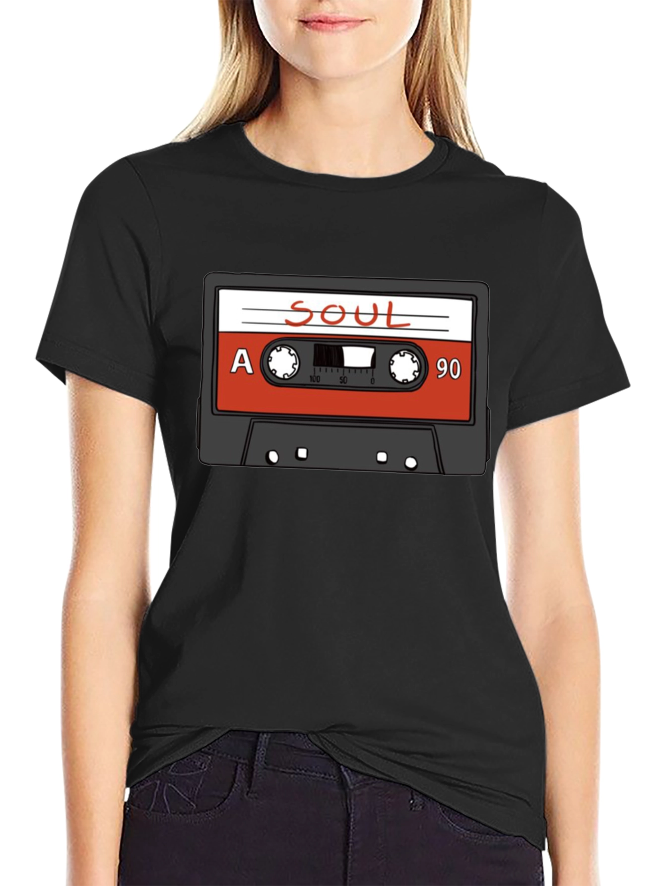 Soul Cassette Tape Graphic T-Shirt - Retro Music Tee