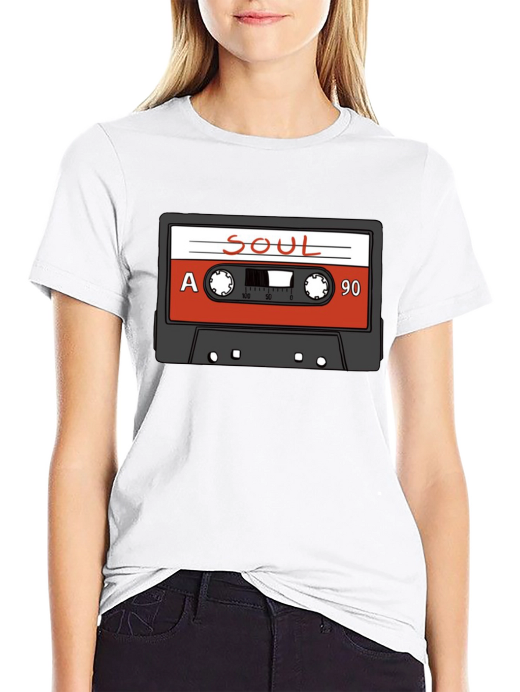 Soul Cassette Tape Graphic T-Shirt - Retro Music Tee