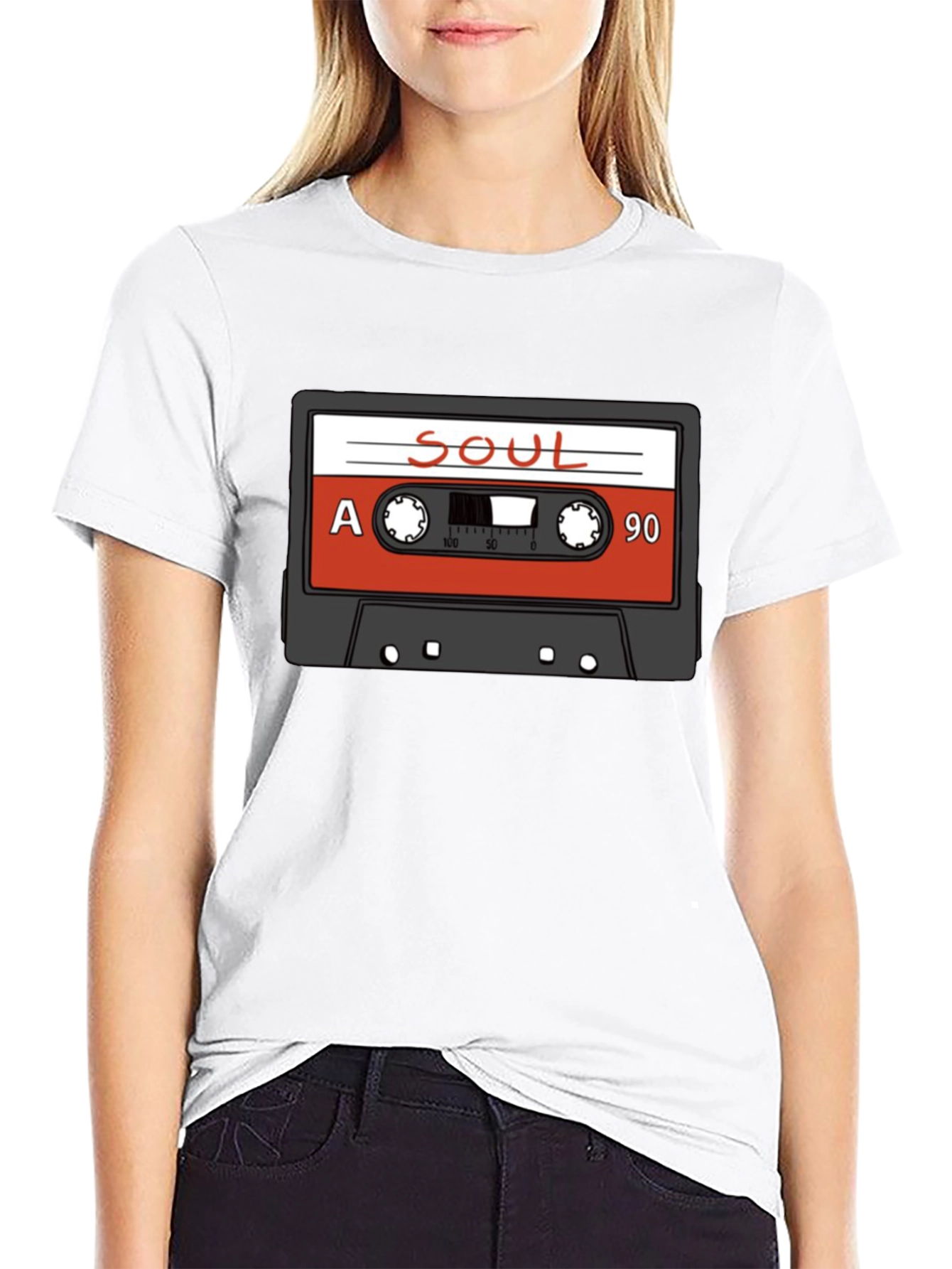 Soul Cassette Tape Graphic T-Shirt - Retro Music Tee
