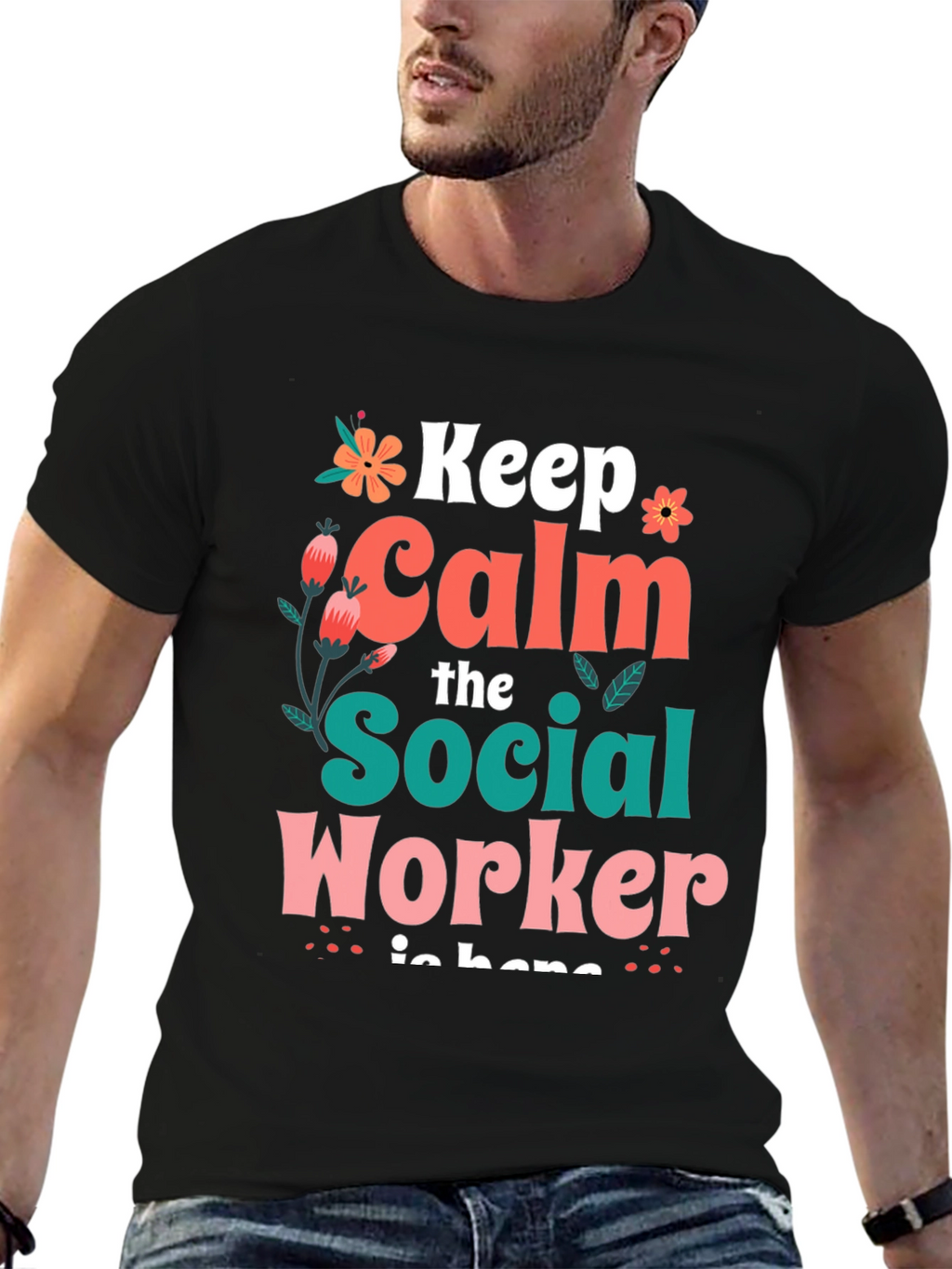 Keep Calm Social Worker T-Shirt - Unisex