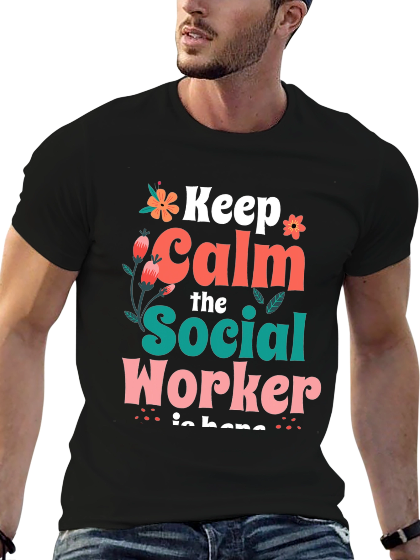 Keep Calm Social Worker T-Shirt - Unisex