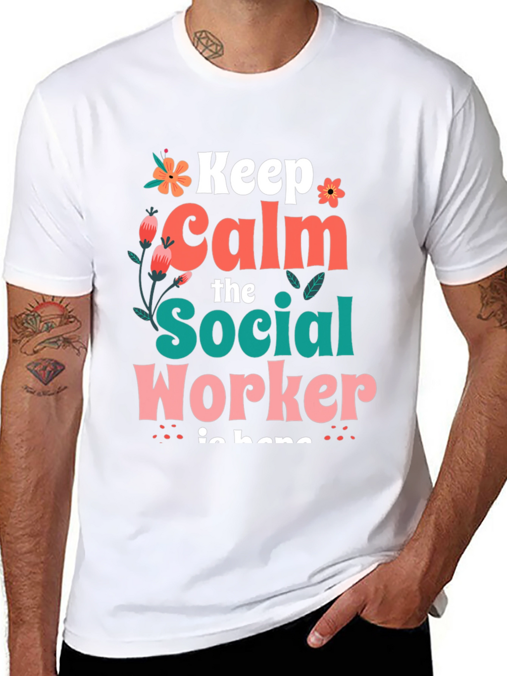 Keep Calm Social Worker T-Shirt - Unisex