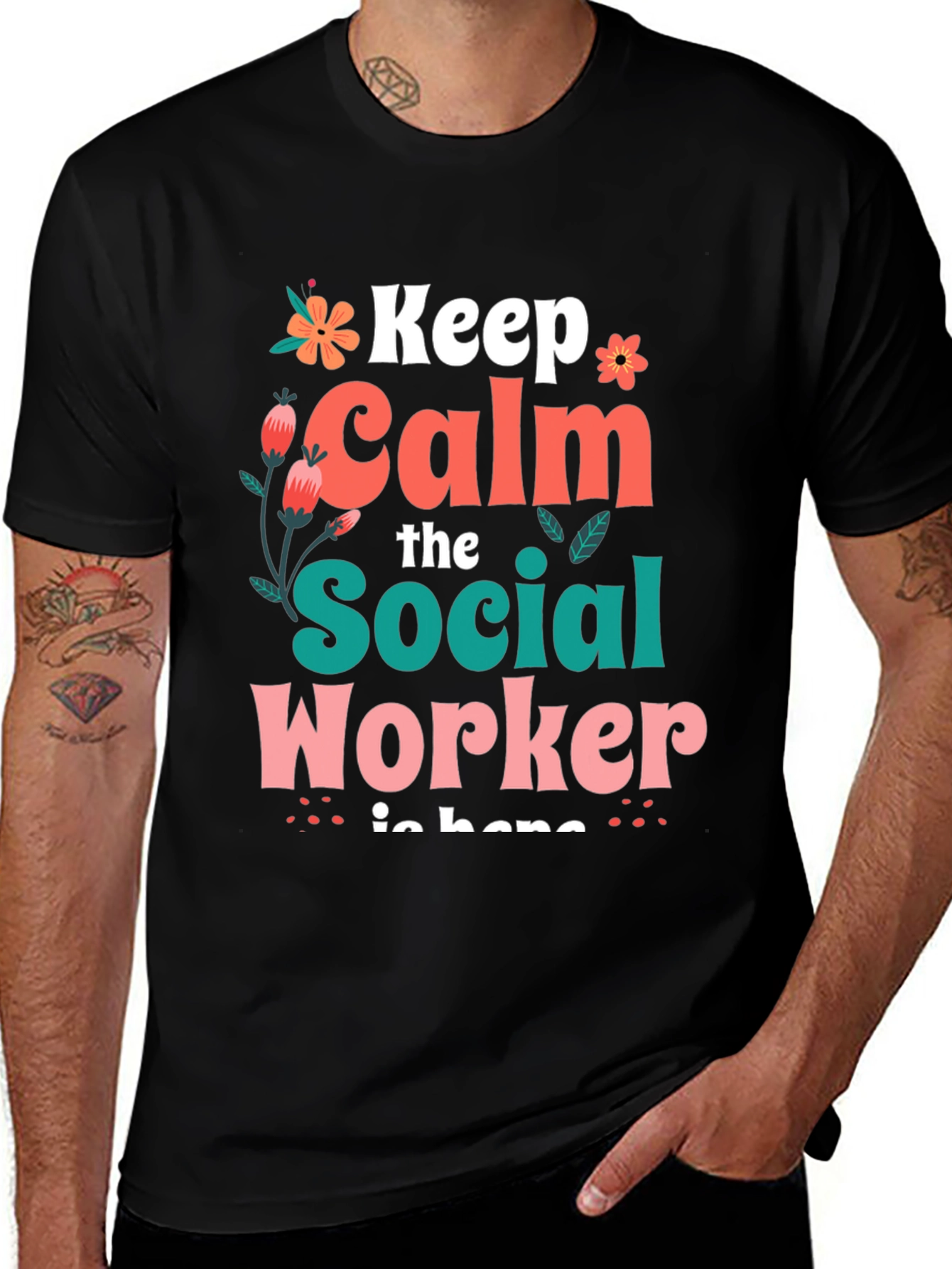 Keep Calm Social Worker T-Shirt - Unisex