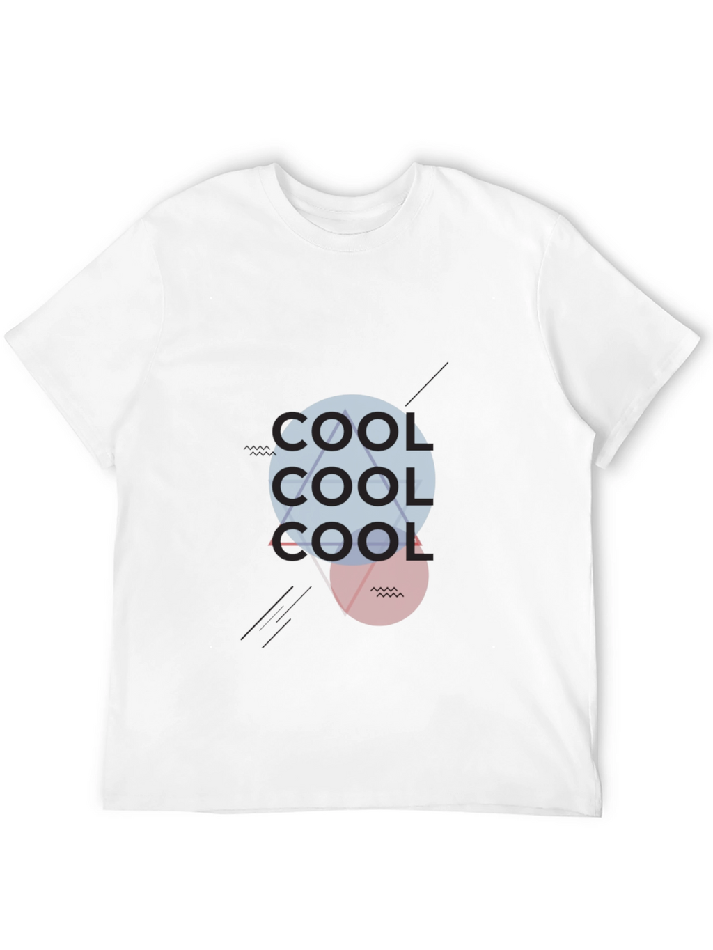 Cool Graphic Print Black Crew Neck T-Shirt
