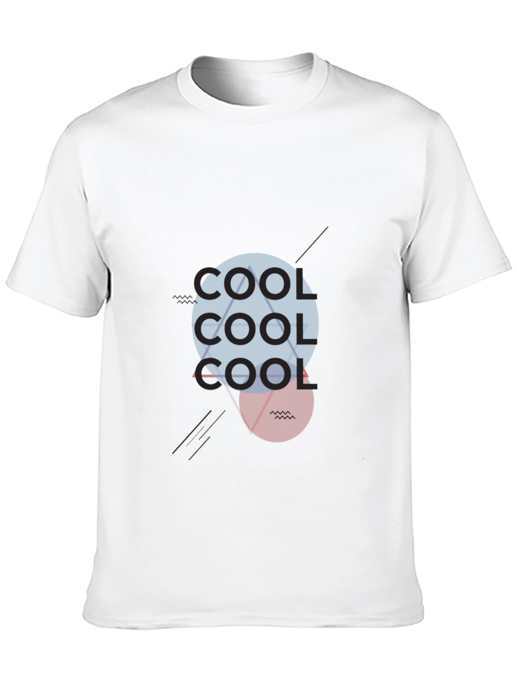 Cool Graphic Print Black Crew Neck T-Shirt