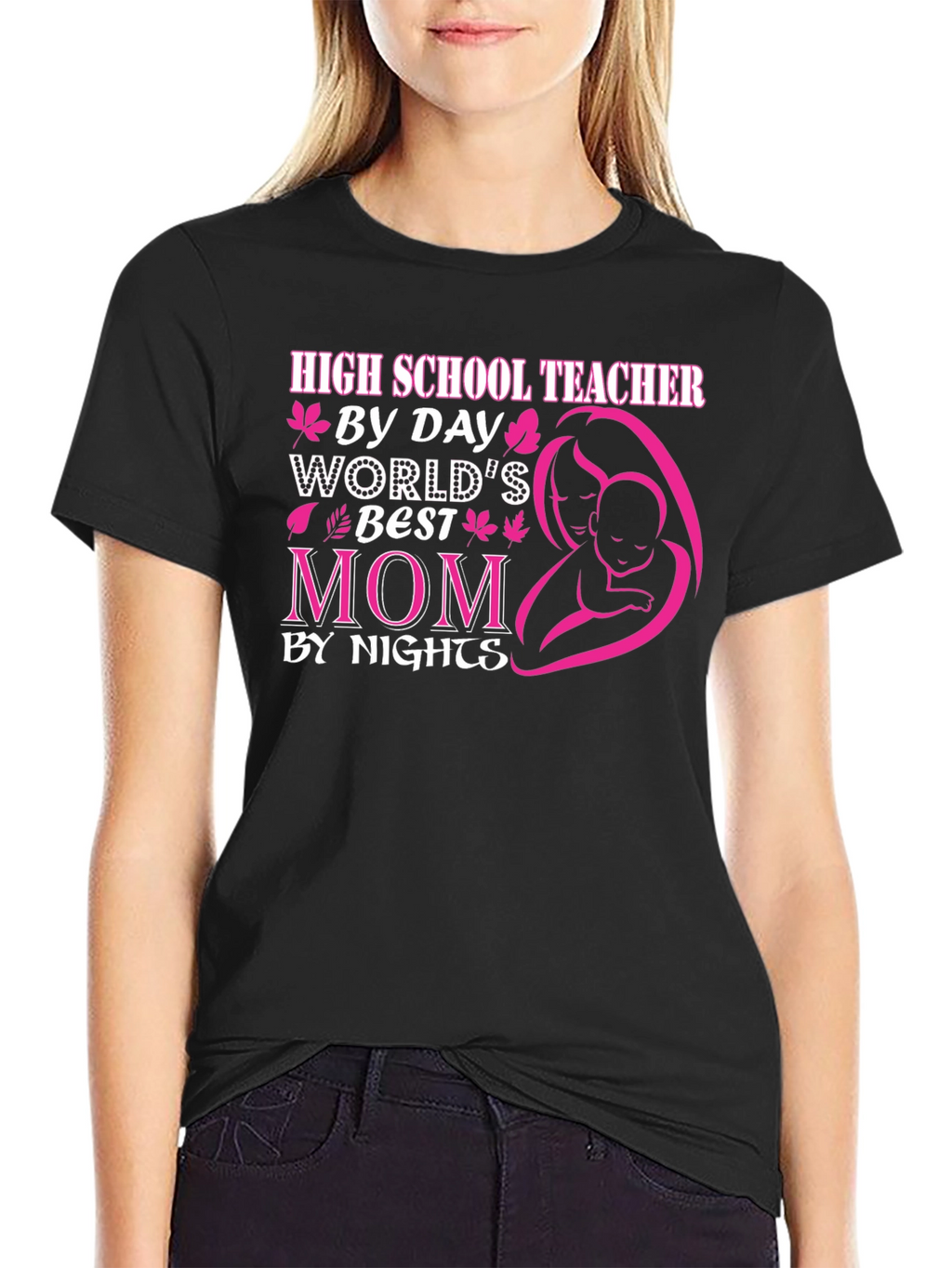 High School Teacher Mom T-Shirt