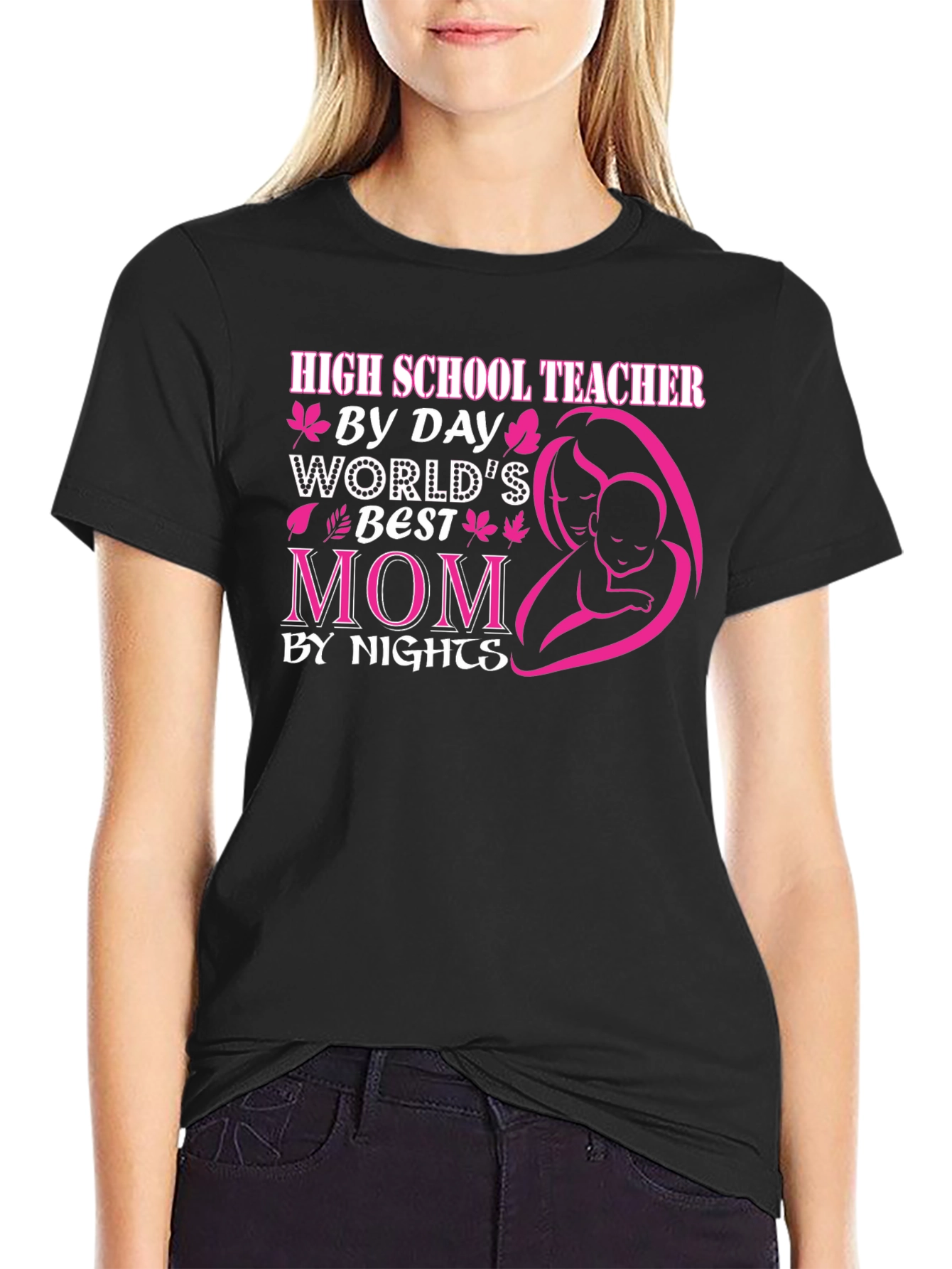 High School Teacher Mom T-Shirt