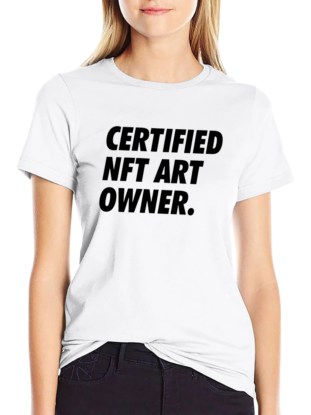 Certified NFT Art Owner Black Graphic Tee