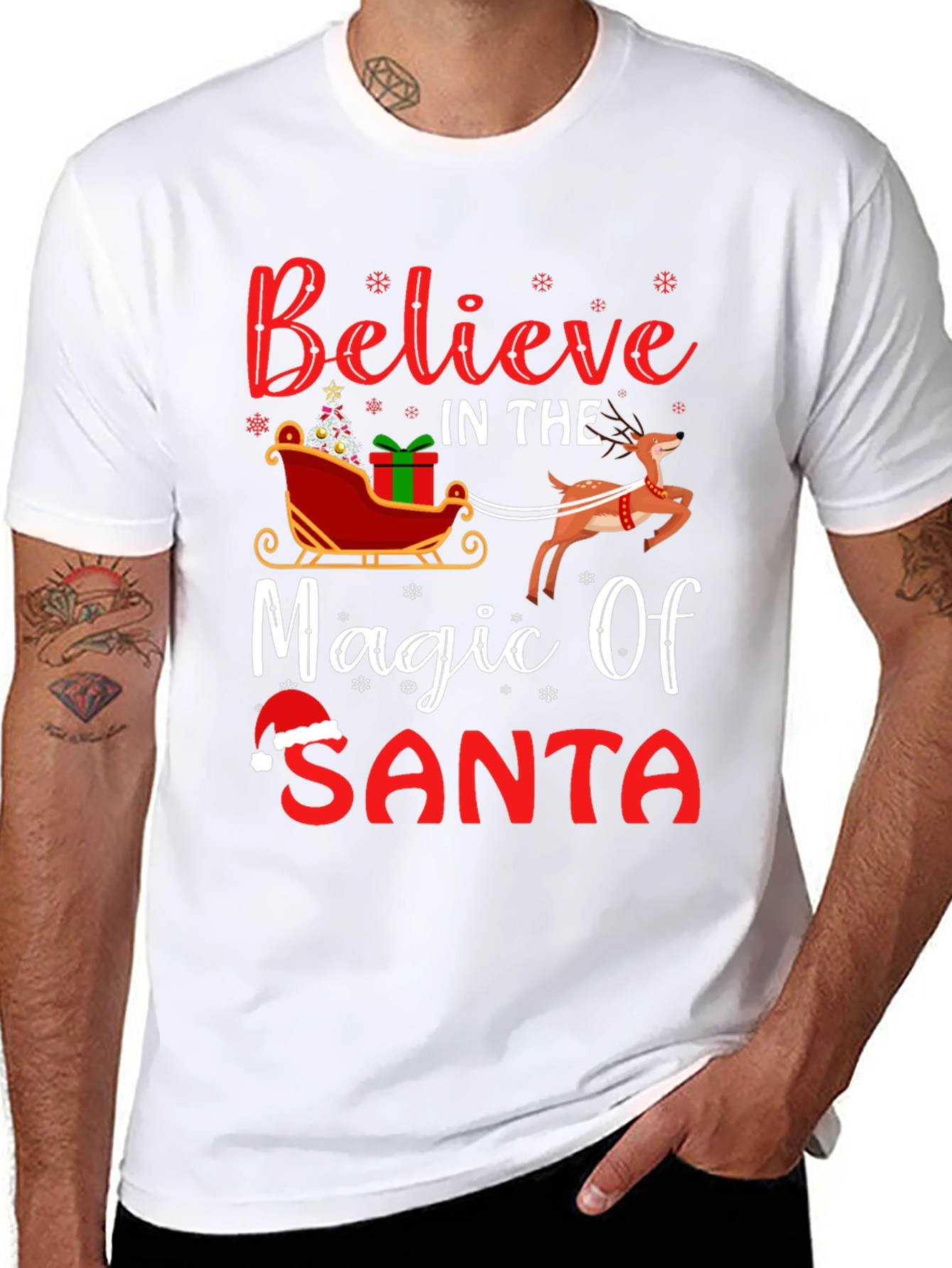 Believe in the Magic of Santa T-Shirt