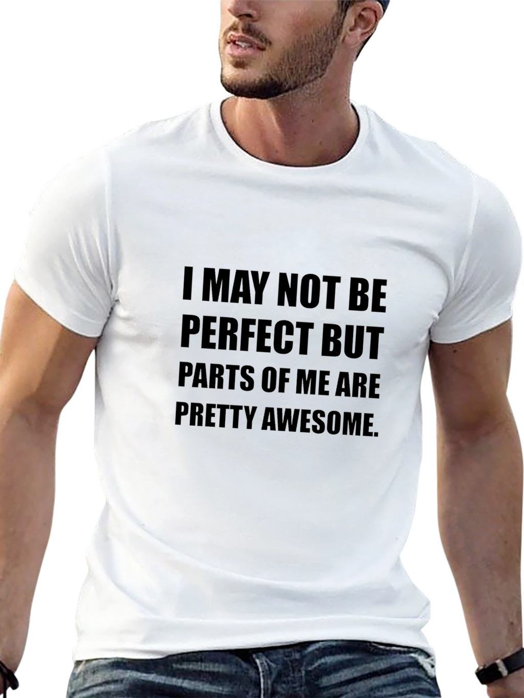 Awesome Parts T-Shirt - Mens Funny Slogan Tee