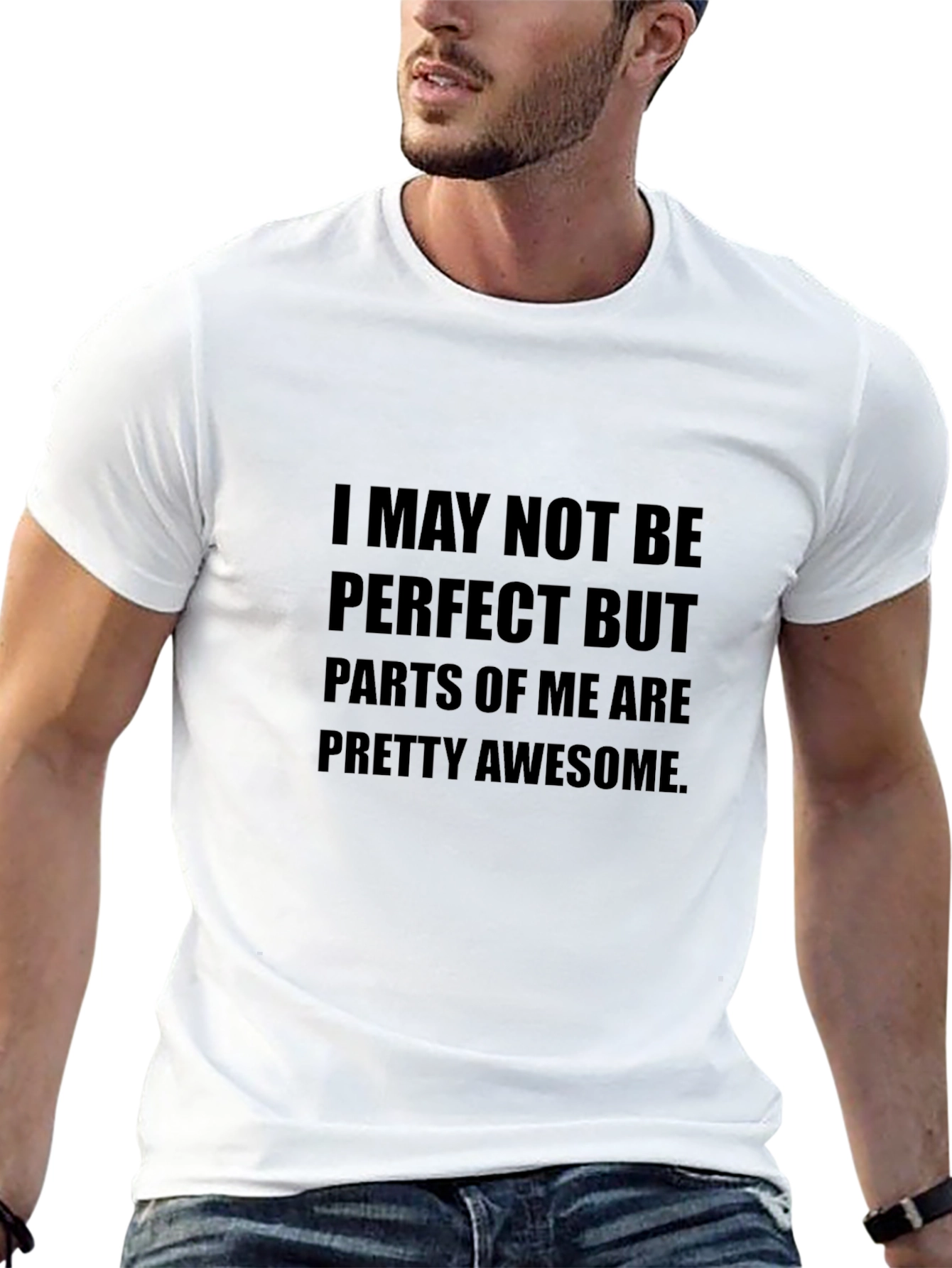 Awesome Parts T-Shirt - Mens Funny Slogan Tee