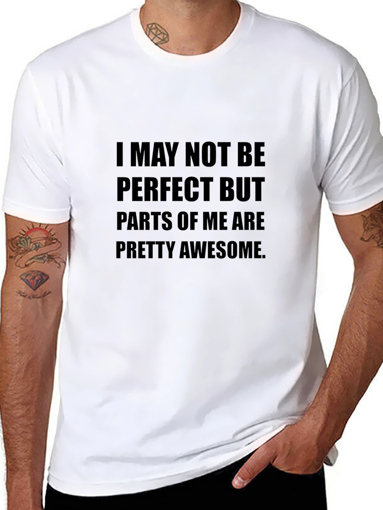 Awesome Parts T-Shirt - Mens Funny Slogan Tee