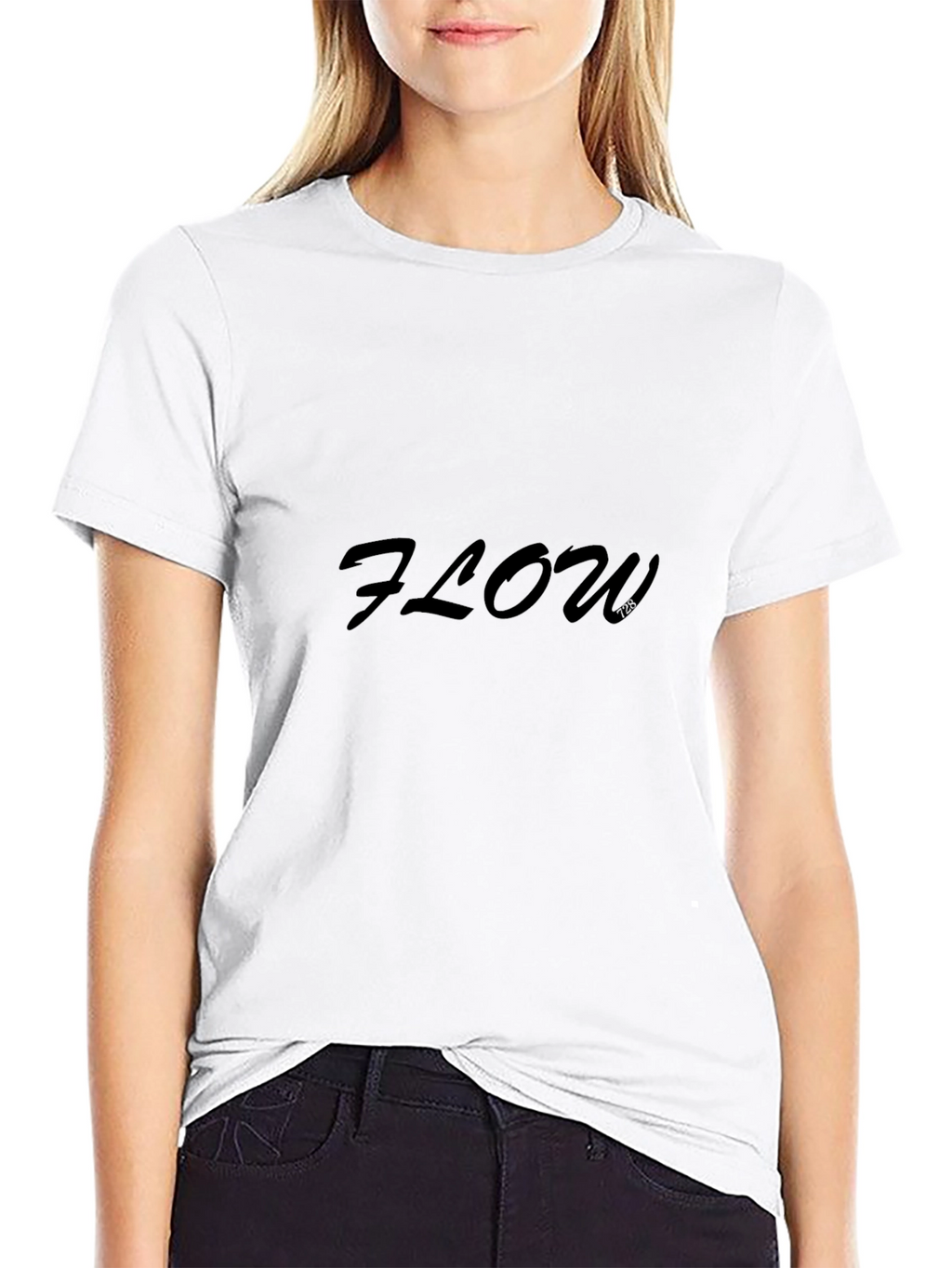 Black FLOW Graphic T-Shirt