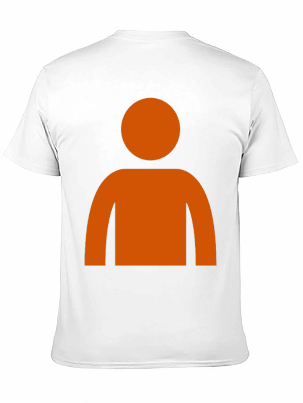 Orange Silhouette Graphic T-Shirt
