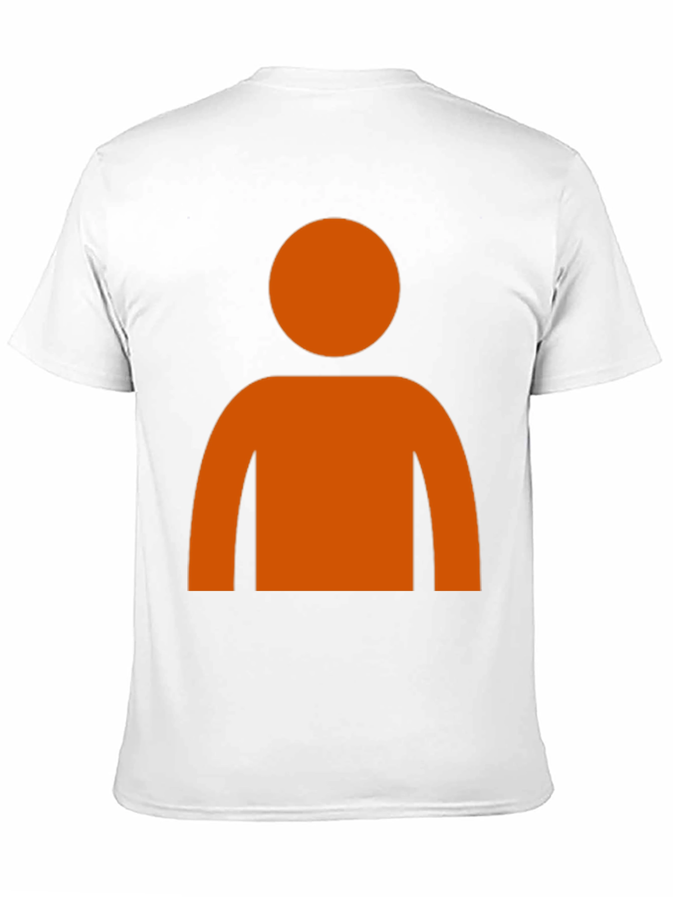 Orange Silhouette Graphic T-Shirt