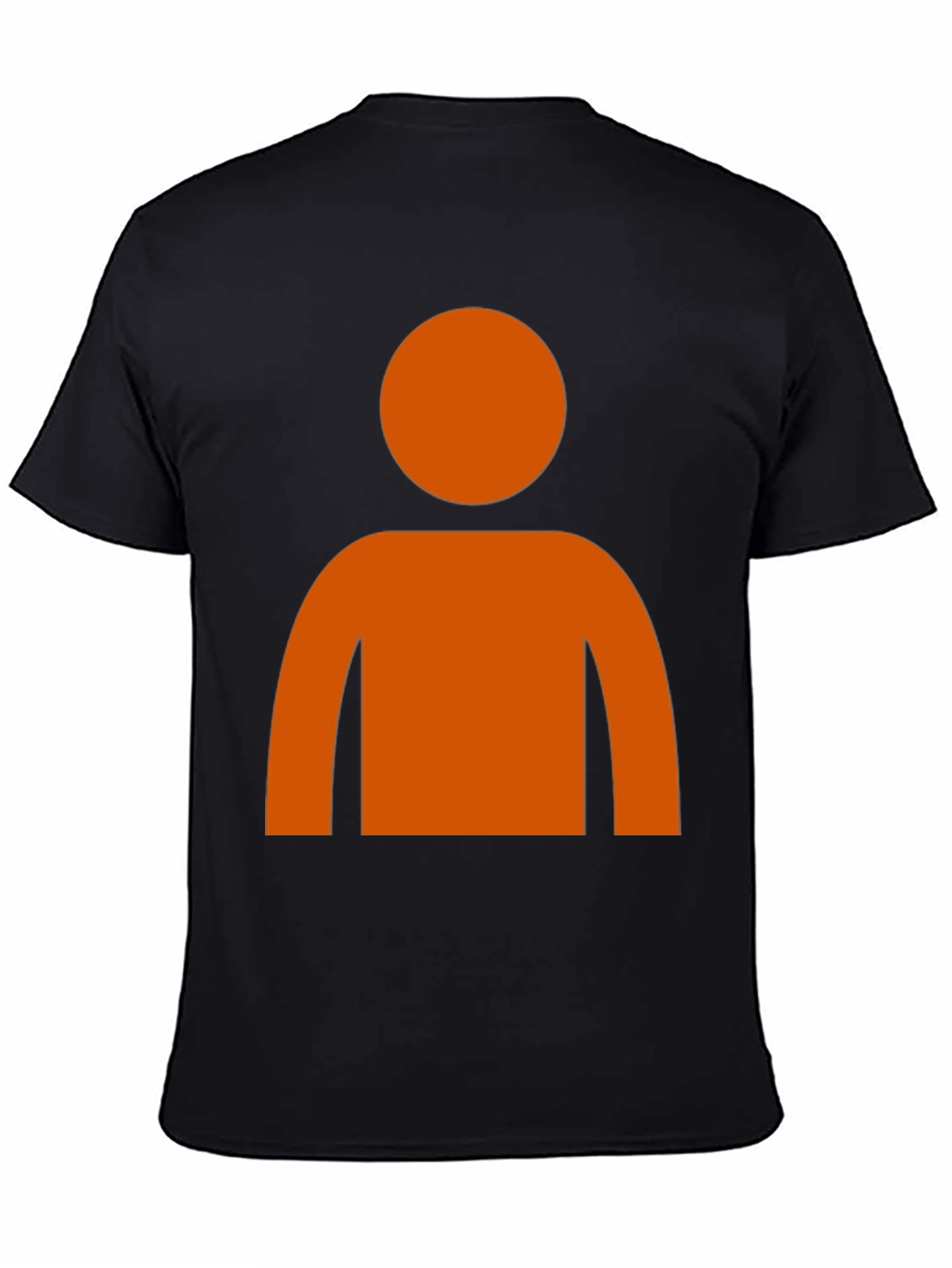 Orange Silhouette Graphic T-Shirt