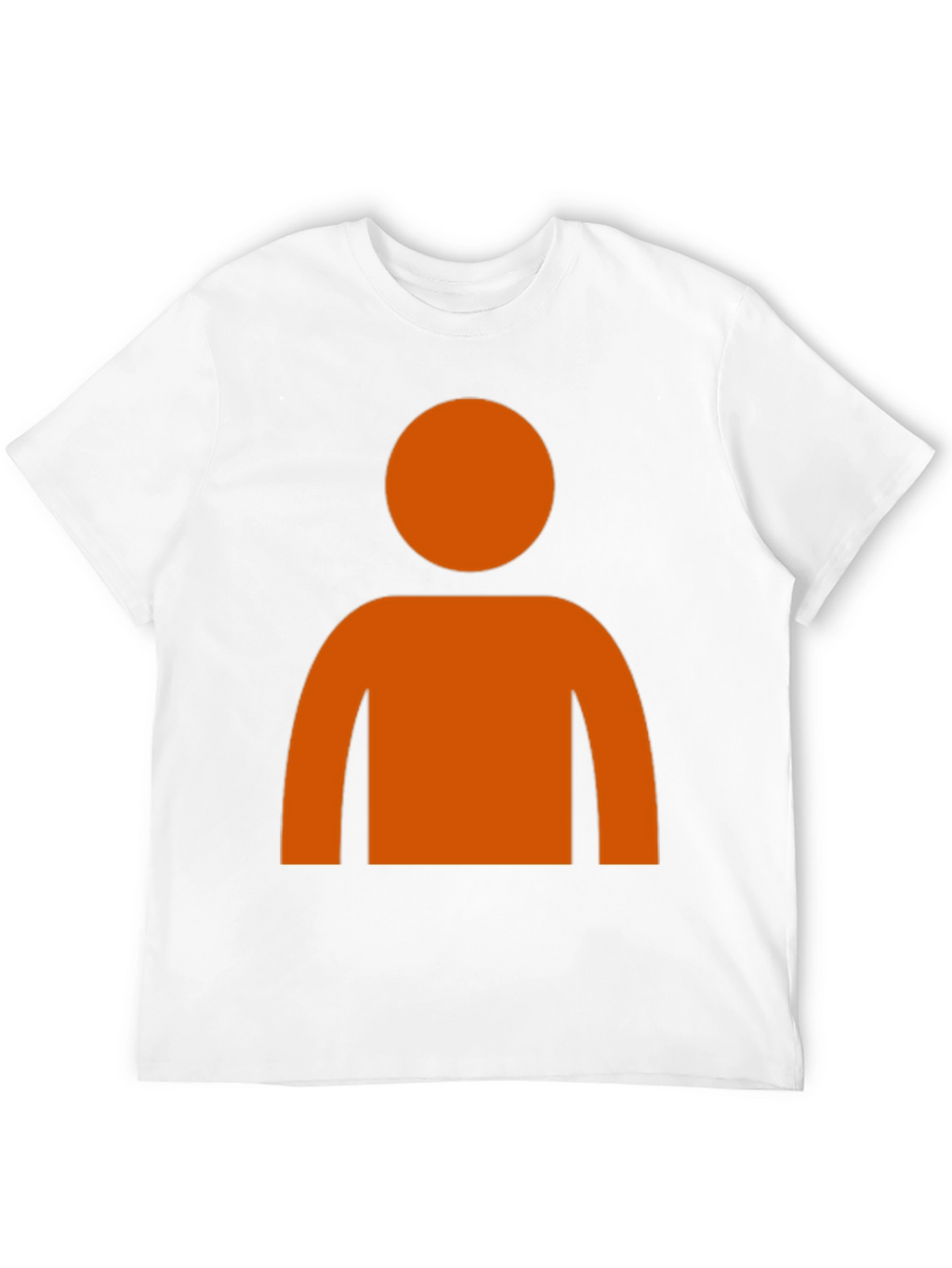 Orange Silhouette Graphic T-Shirt