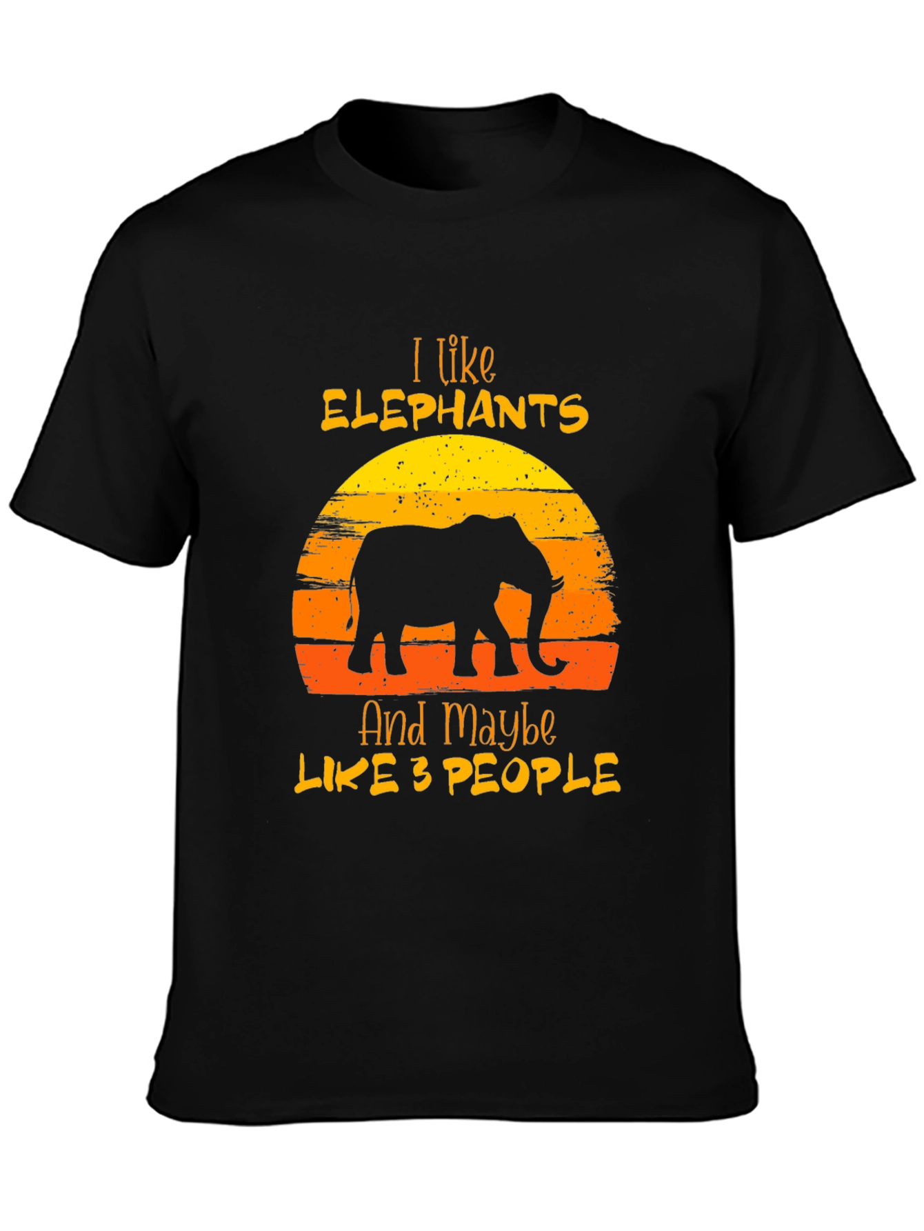 I Like Elephants T-Shirt - Funny Graphic Tee