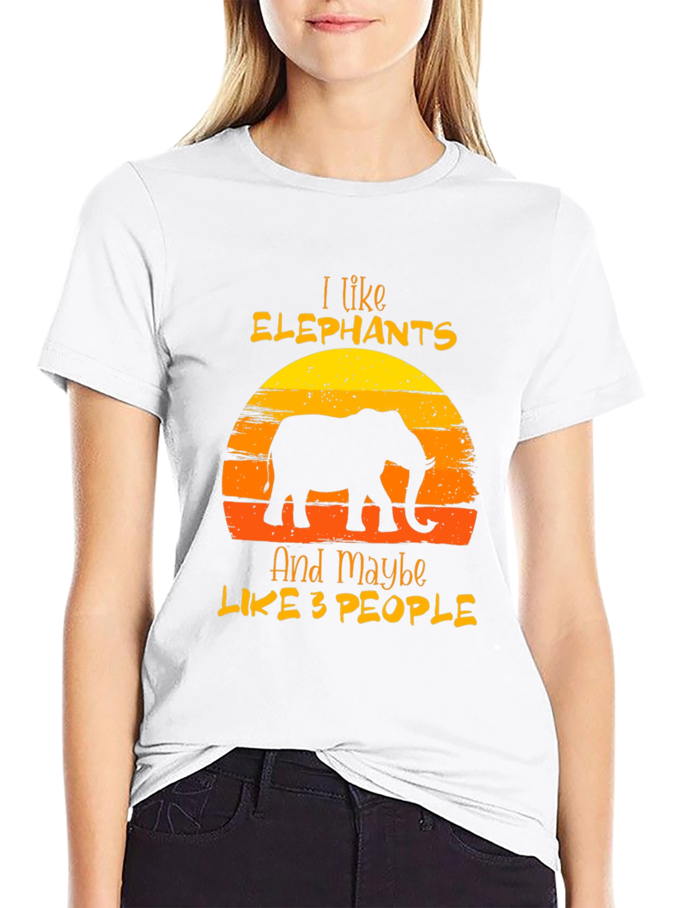 I Like Elephants T-Shirt - Funny Graphic Tee