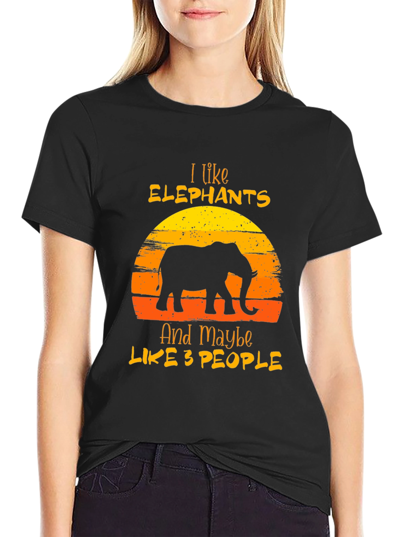 I Like Elephants T-Shirt - Funny Graphic Tee