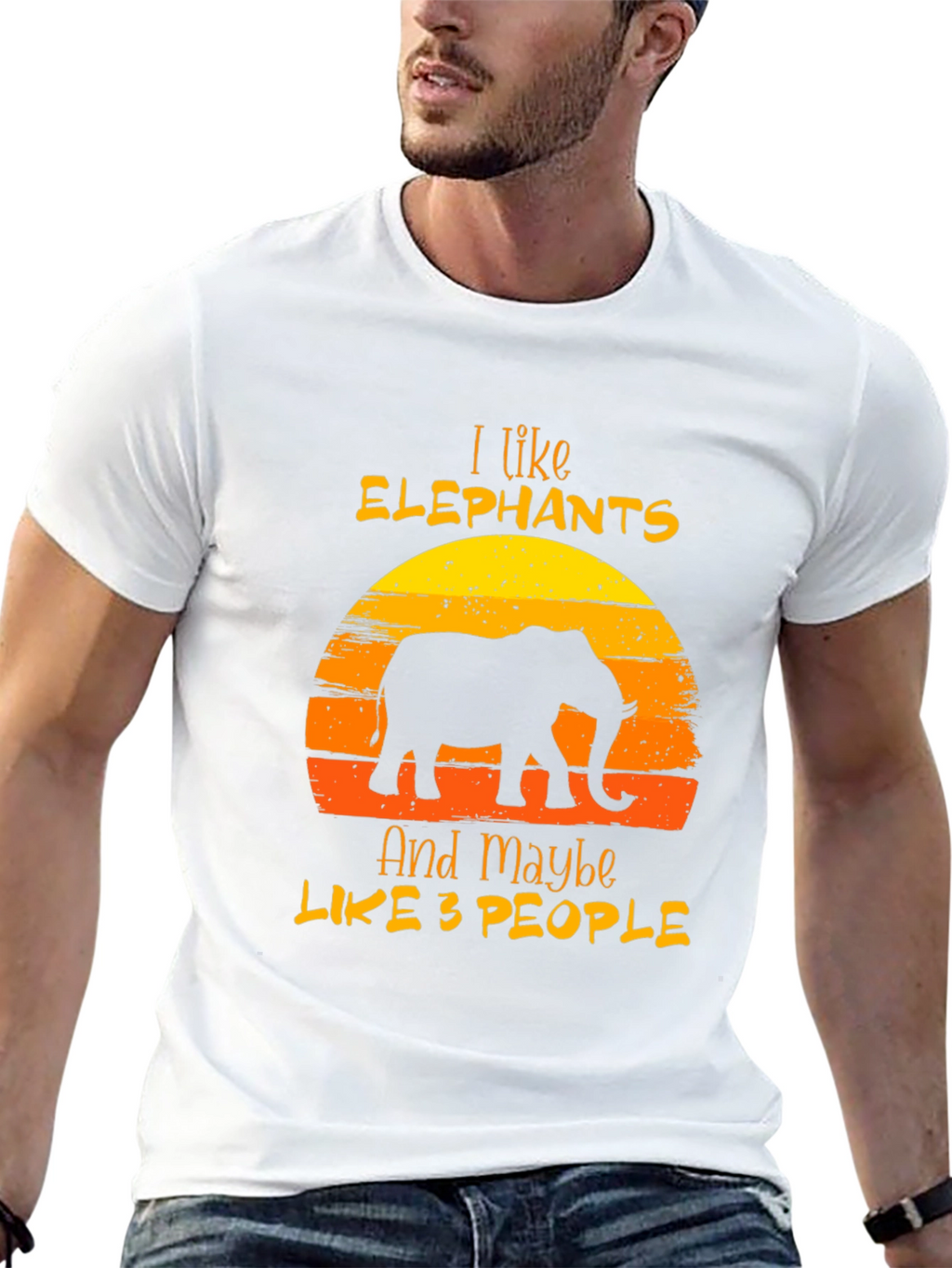 I Like Elephants T-Shirt - Funny Graphic Tee