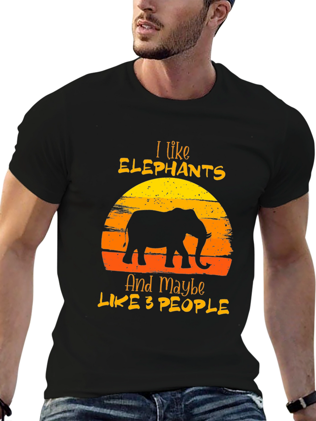 I Like Elephants T-Shirt - Funny Graphic Tee