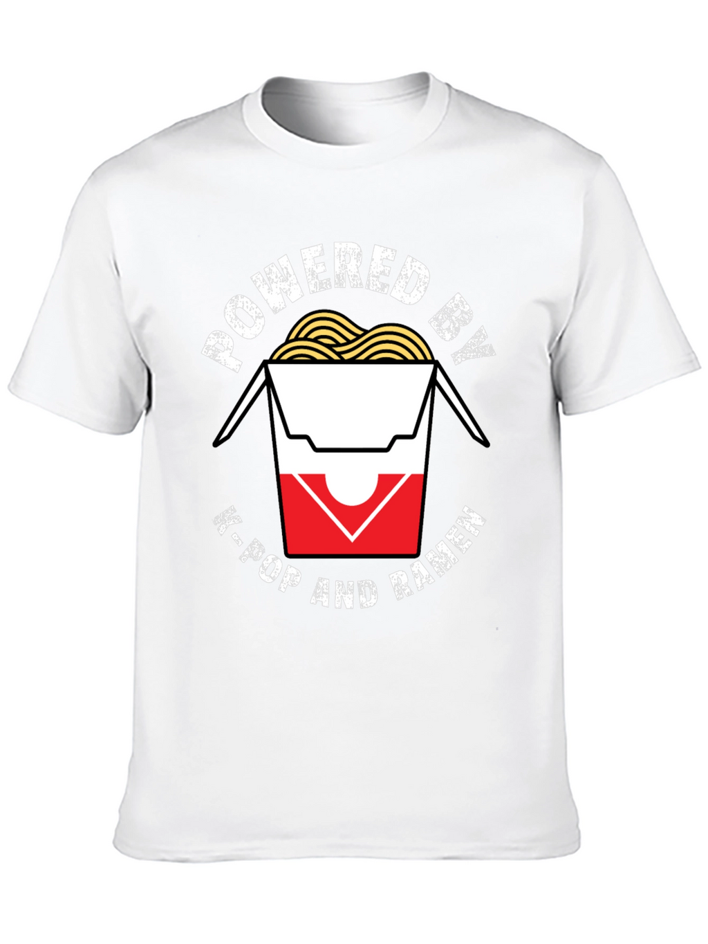 Powered by K-Pop and Ramen T-Shirt