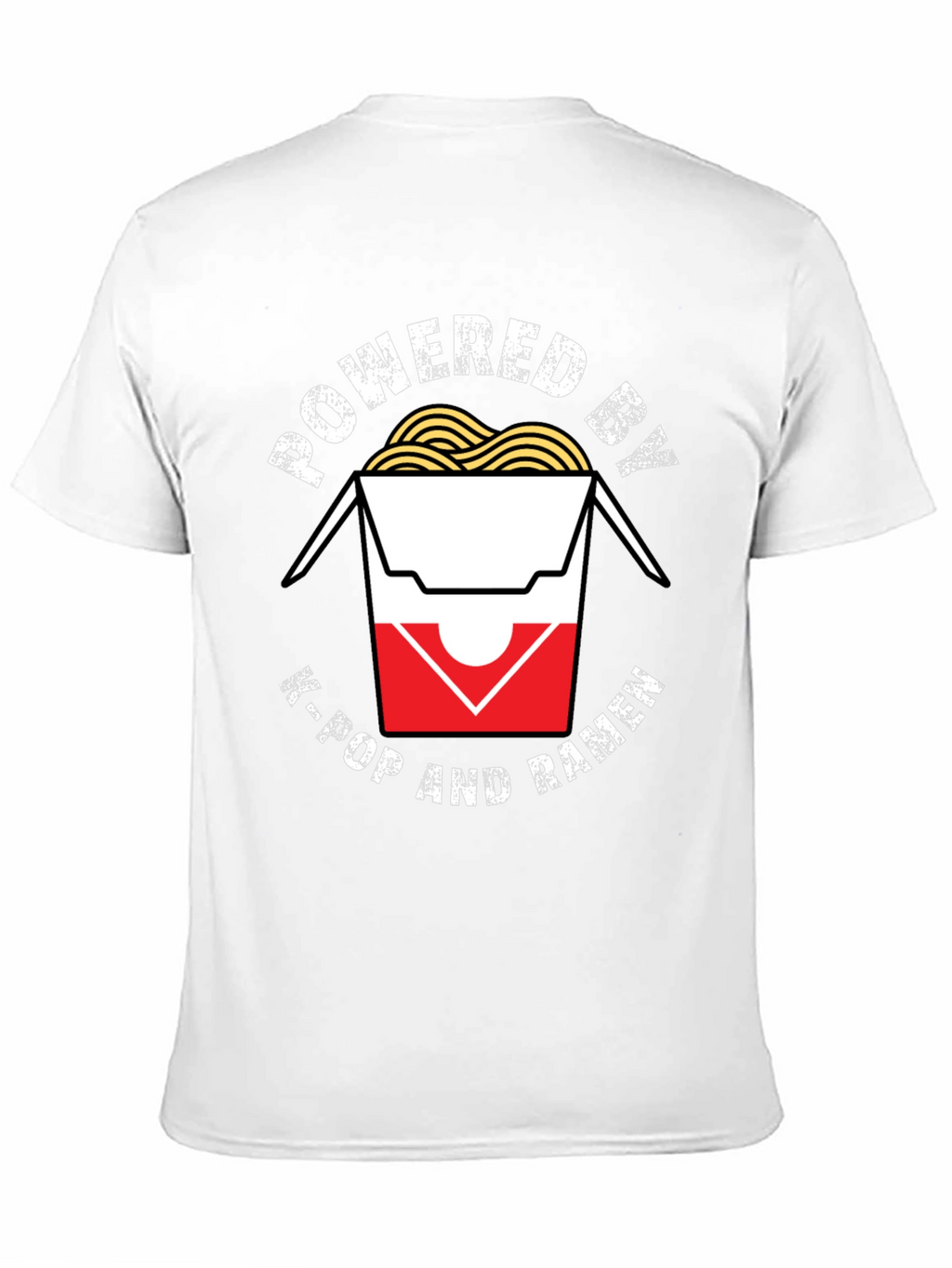 Powered by K-Pop and Ramen T-Shirt