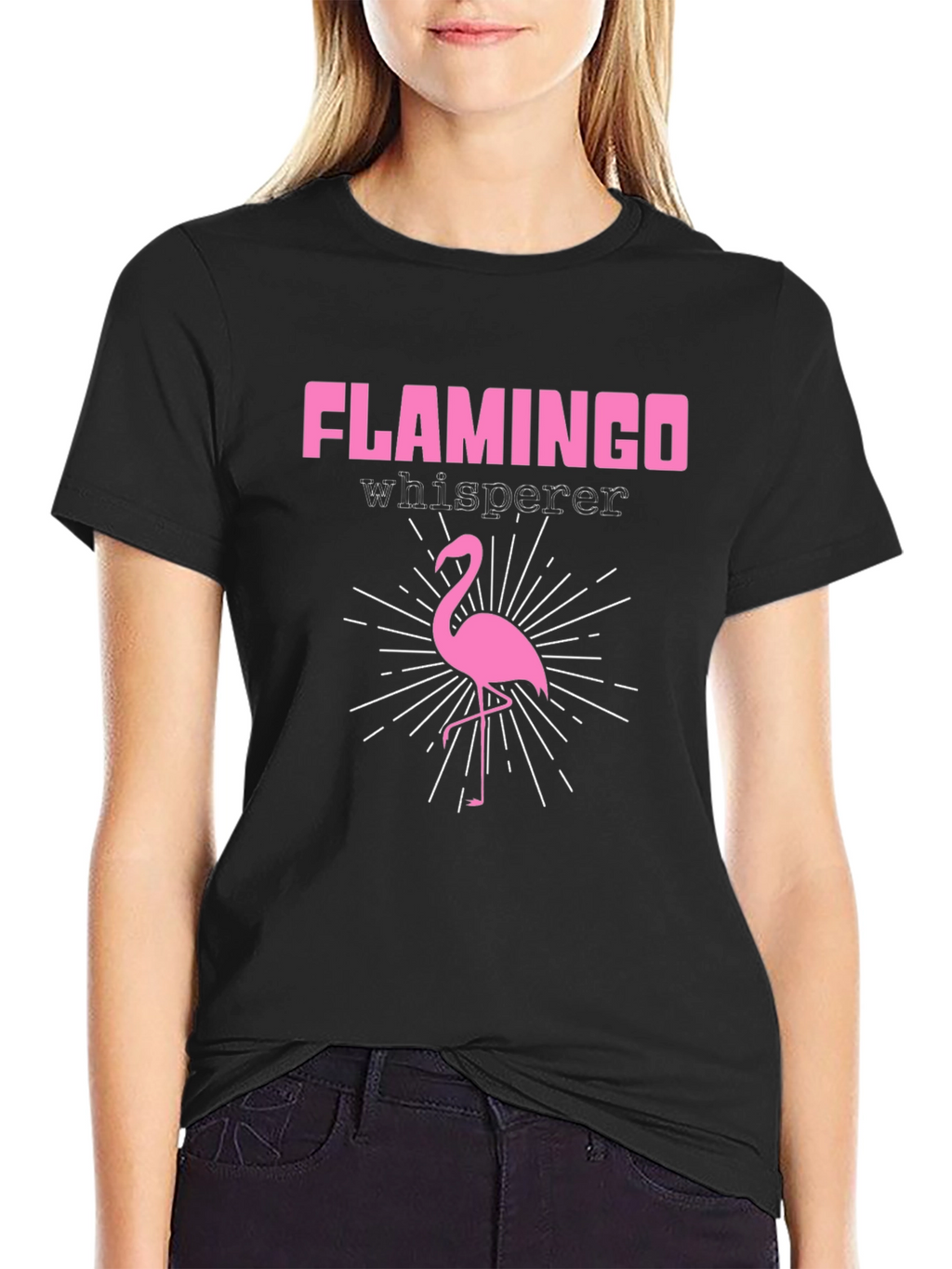 Flamingo Whisperer Graphic Tee