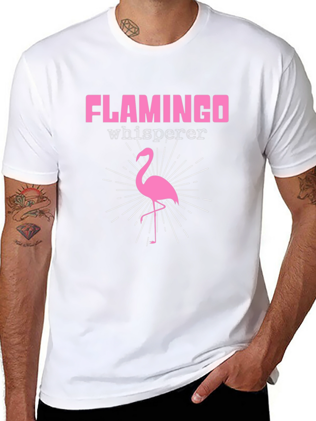Flamingo Whisperer Graphic Tee