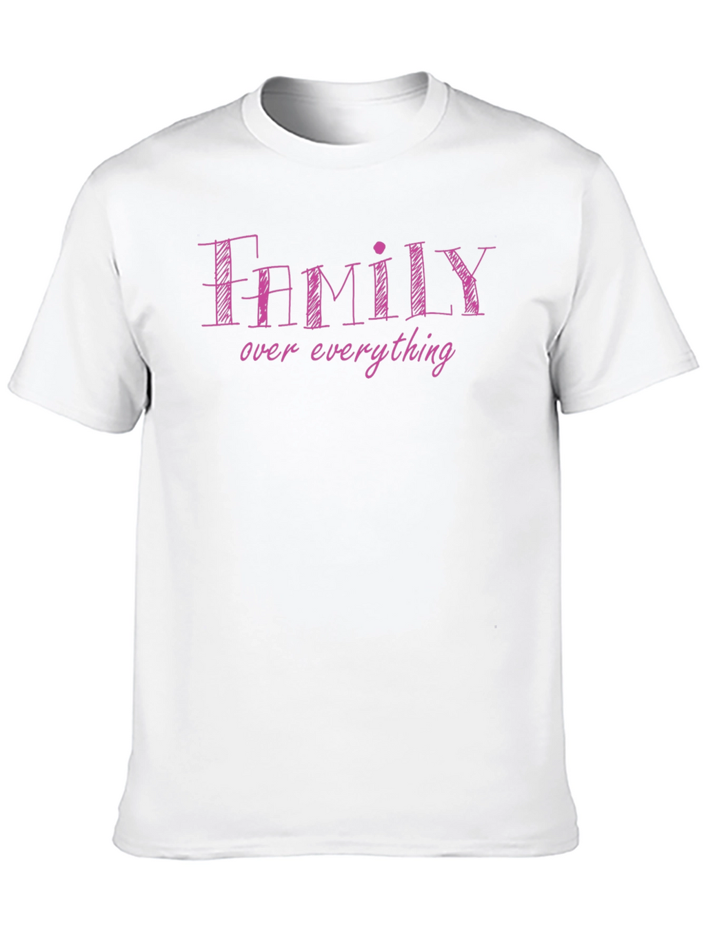 Family Over Everything Black Graphic Tee