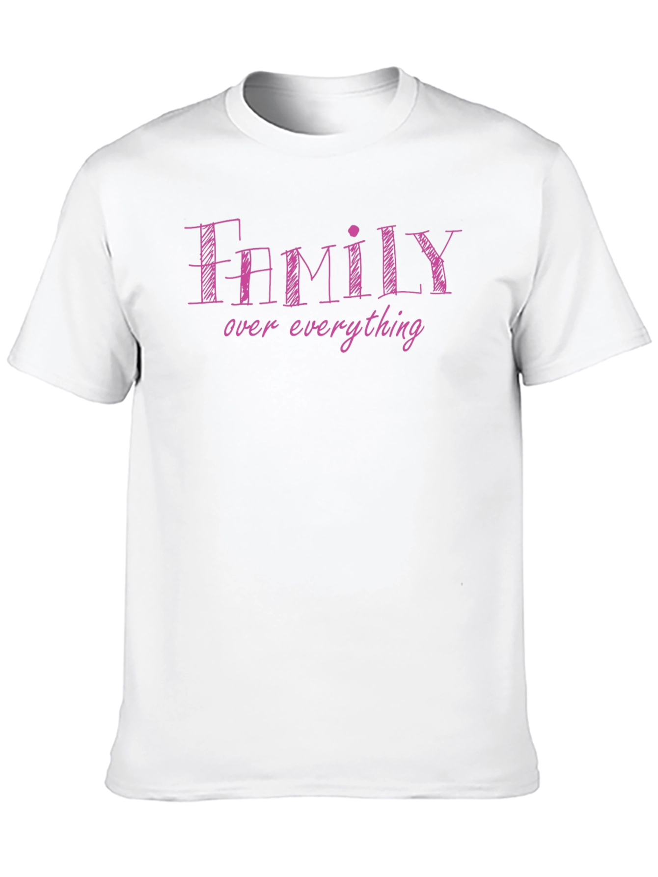 Family Over Everything Black Graphic Tee
