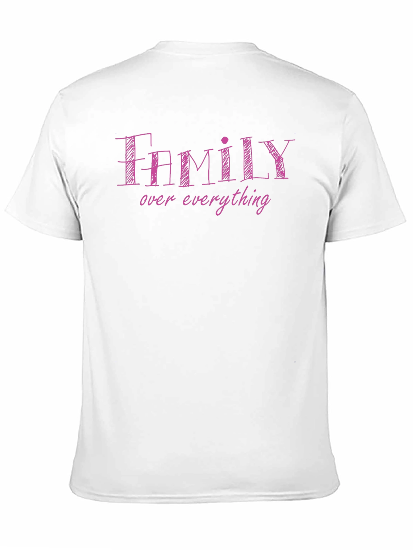 Family Over Everything Black Graphic Tee