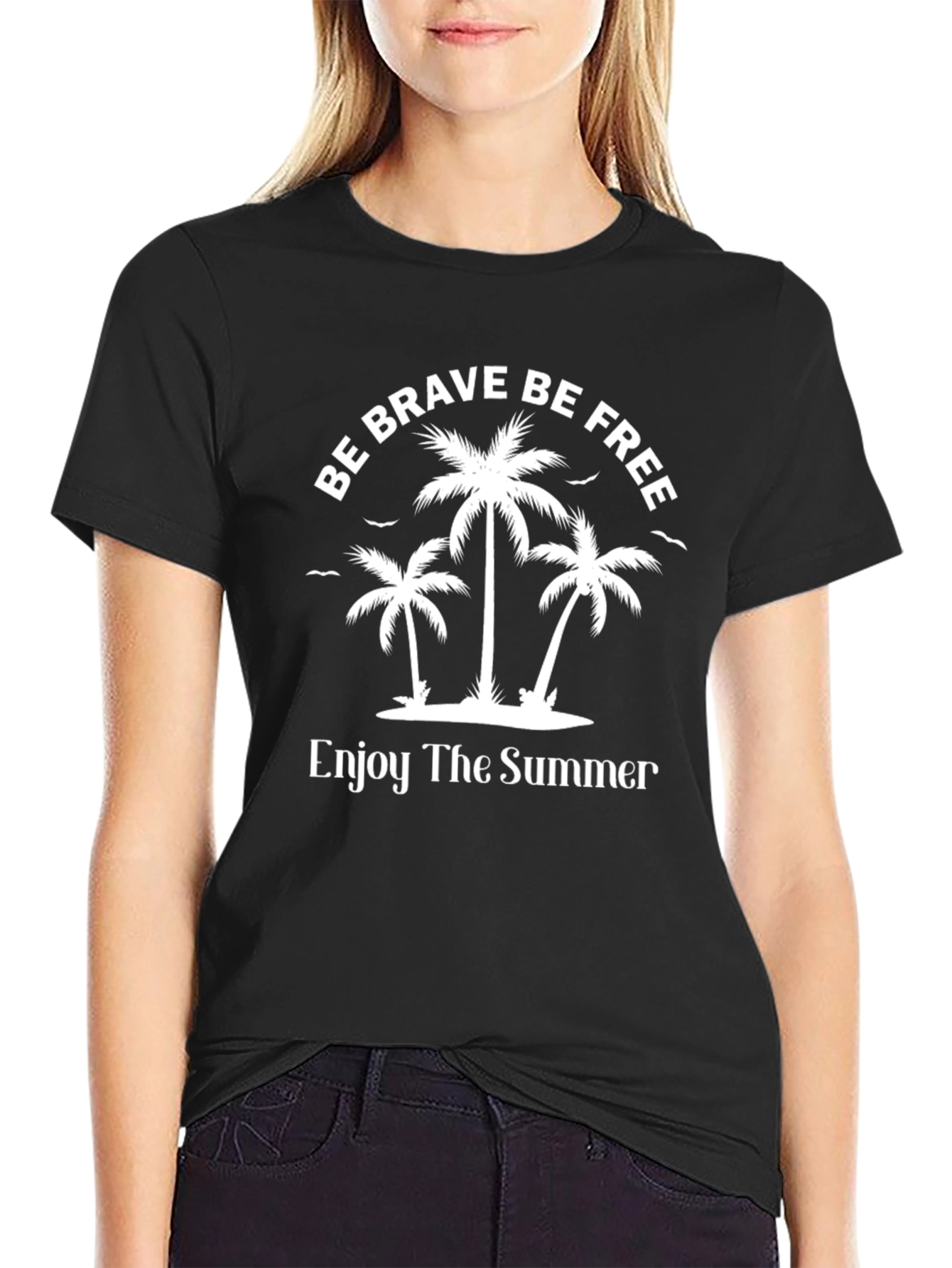 Be Brave Be Free Graphic Tee