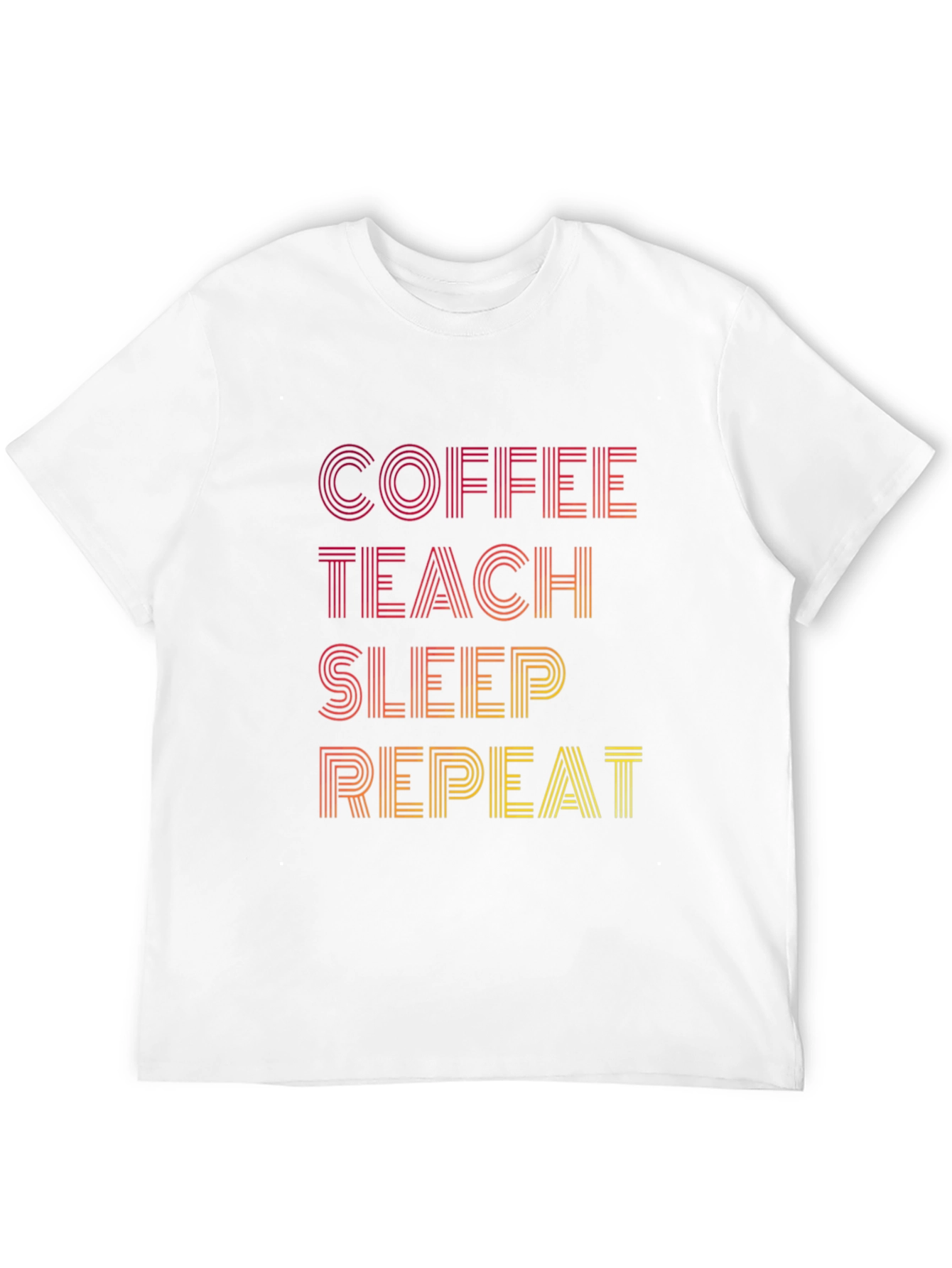 Coffee Teach Sleep Repeat Graphic Tee