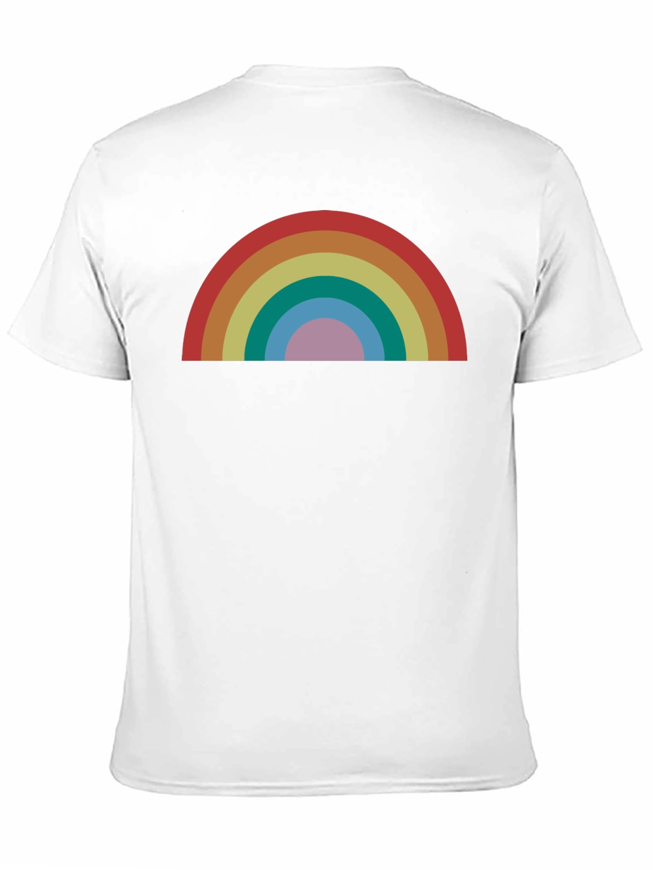 Retro Rainbow Graphic T-Shirt - Stylish and Comfortable